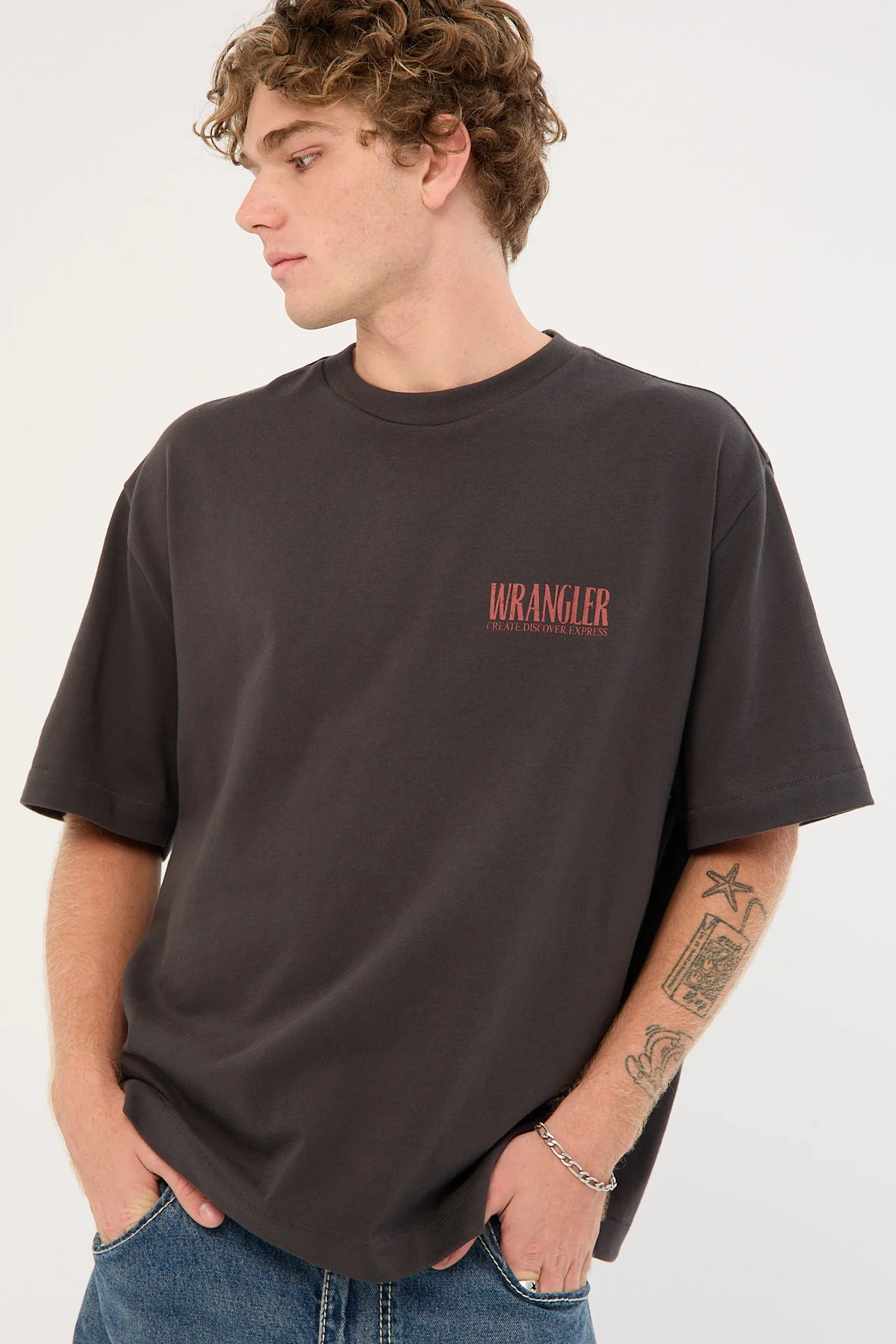Boot Scootin Boxcar Tee Dark Slate
