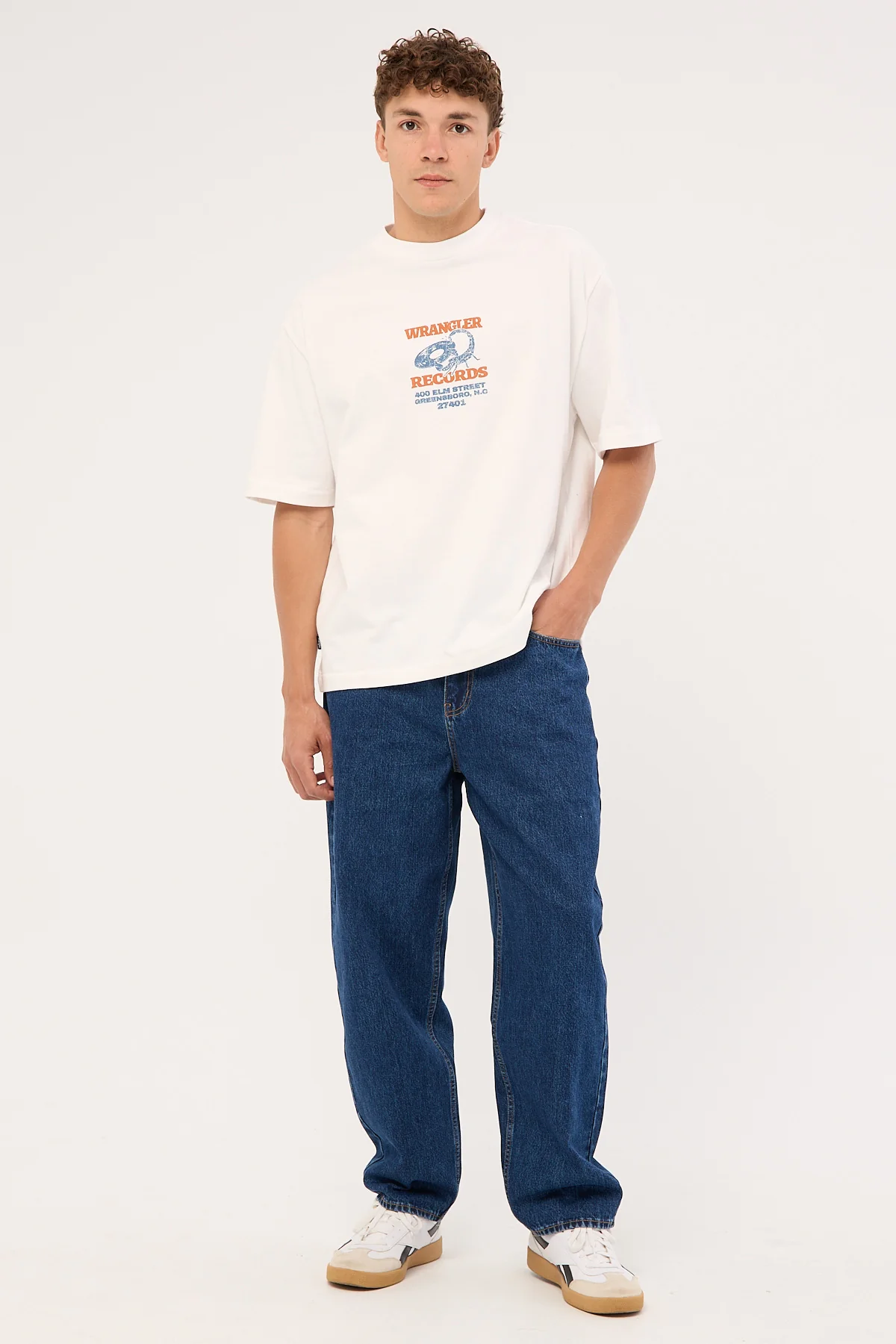 Scratch Boxcar Tee White