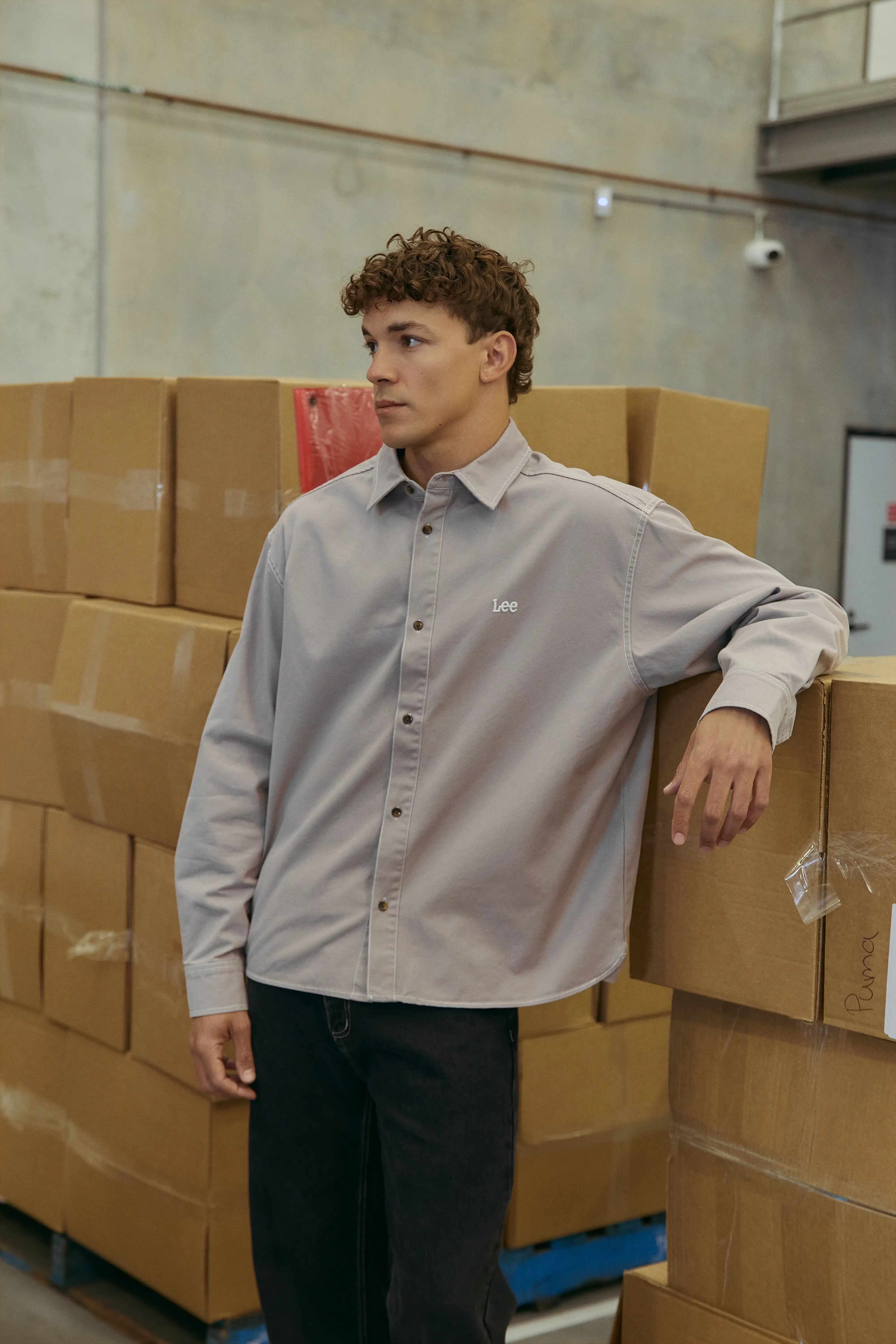 Park LS Shirt Concrete