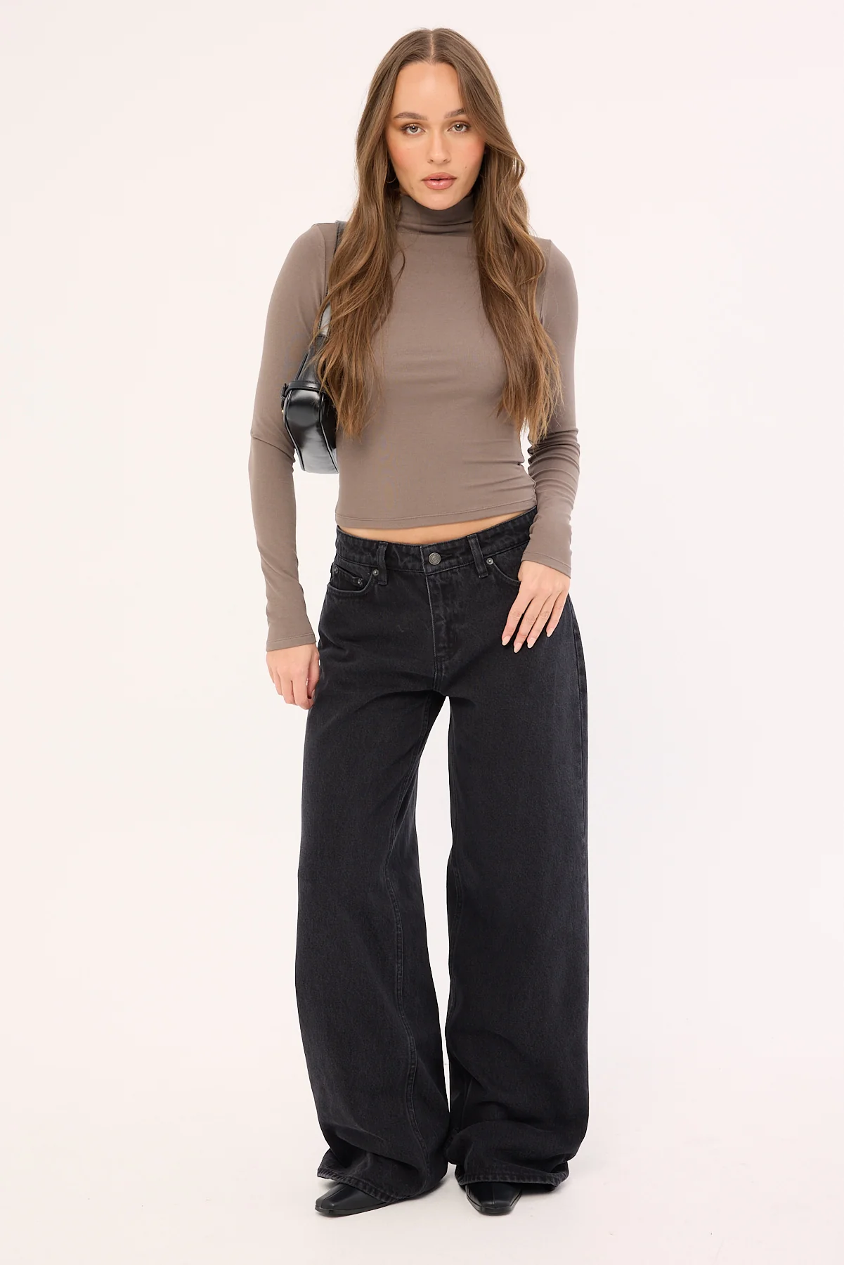 Low Slouch Jean Black Super Used