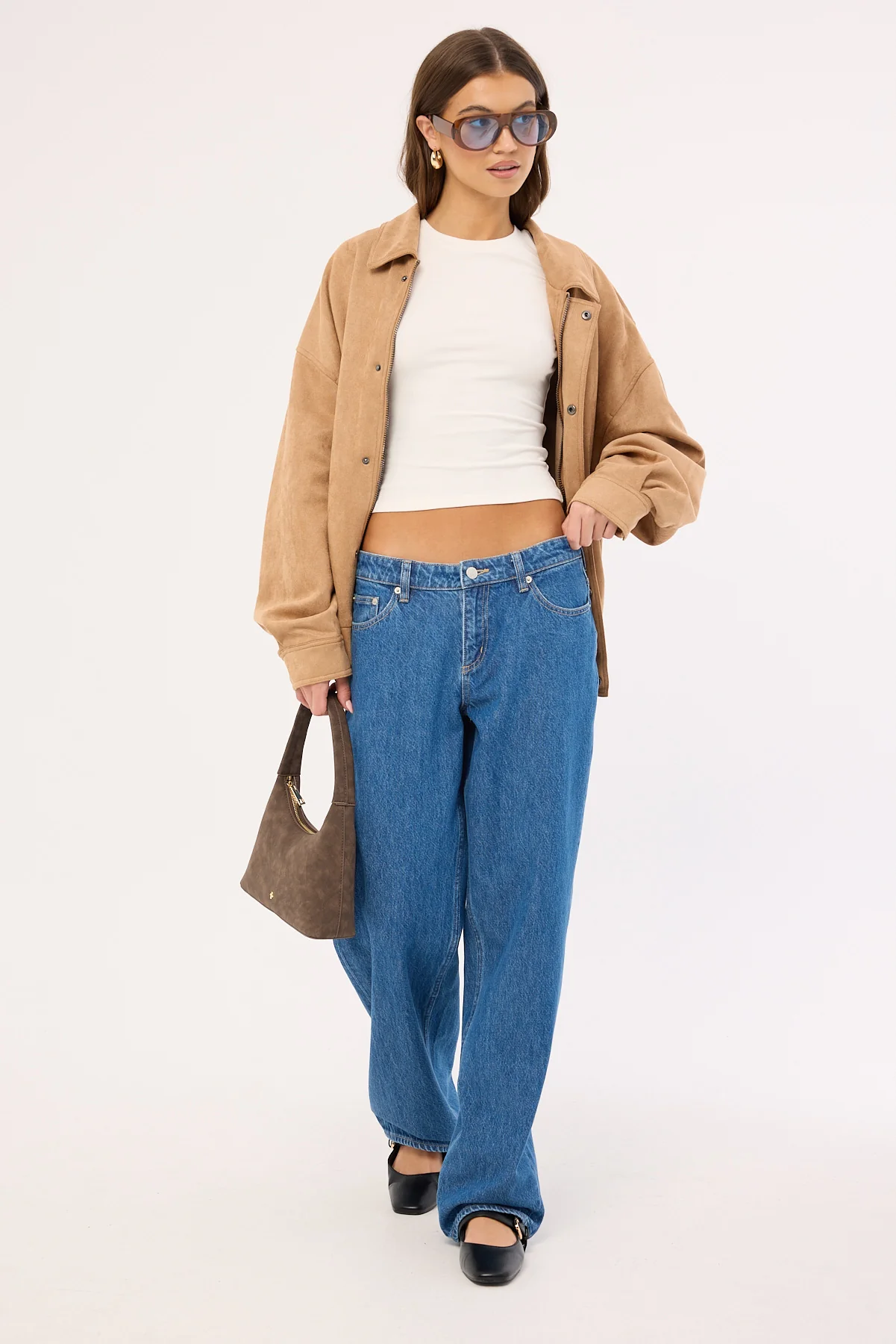Low Baggy Jean Blue Quarter