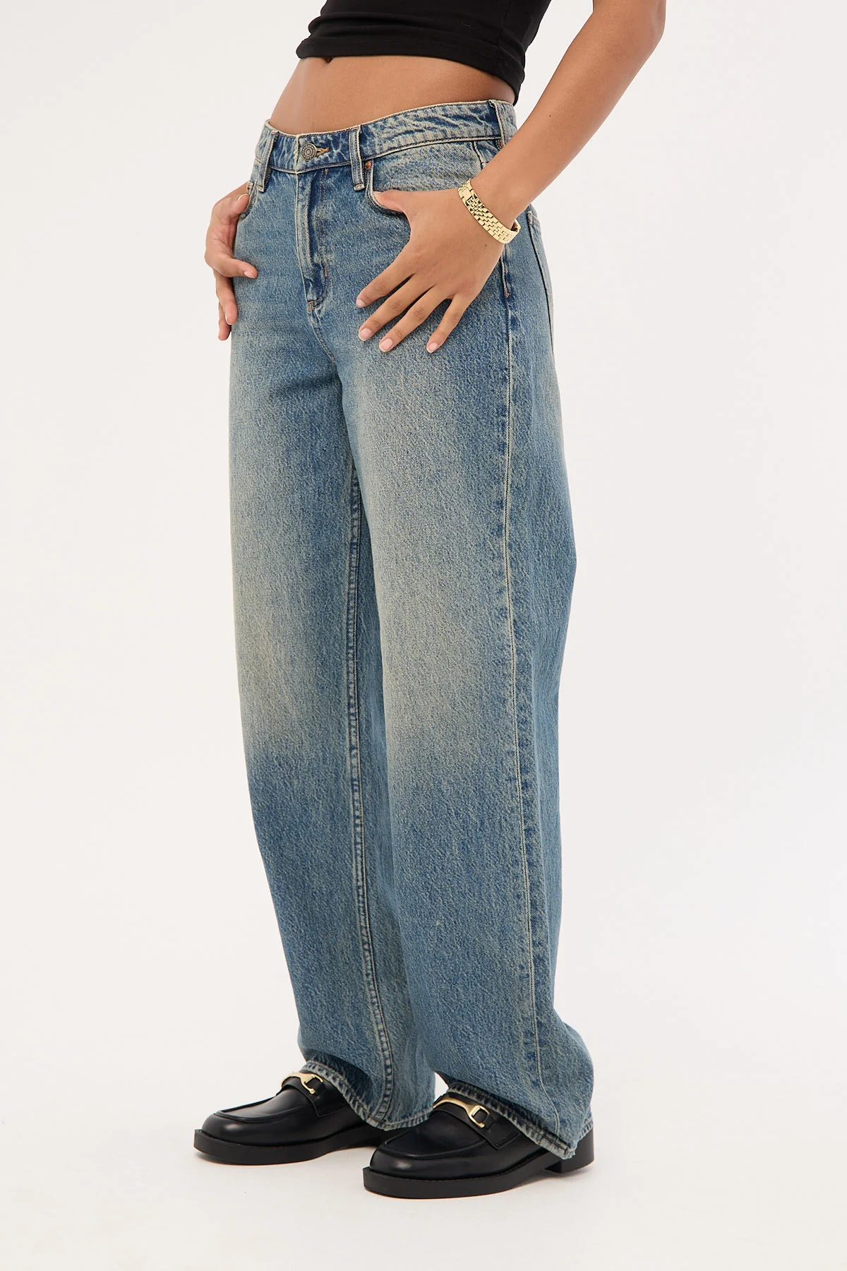 Mid Baggy Jean Indigo Haze 4 Mid Baggy Jean Indigo Haze
