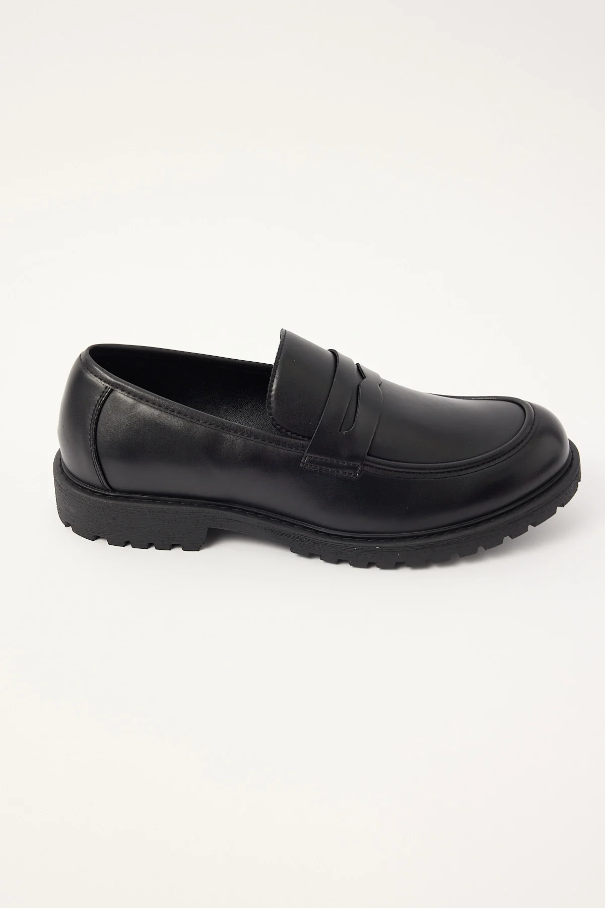 Croydon PU Loafer Black