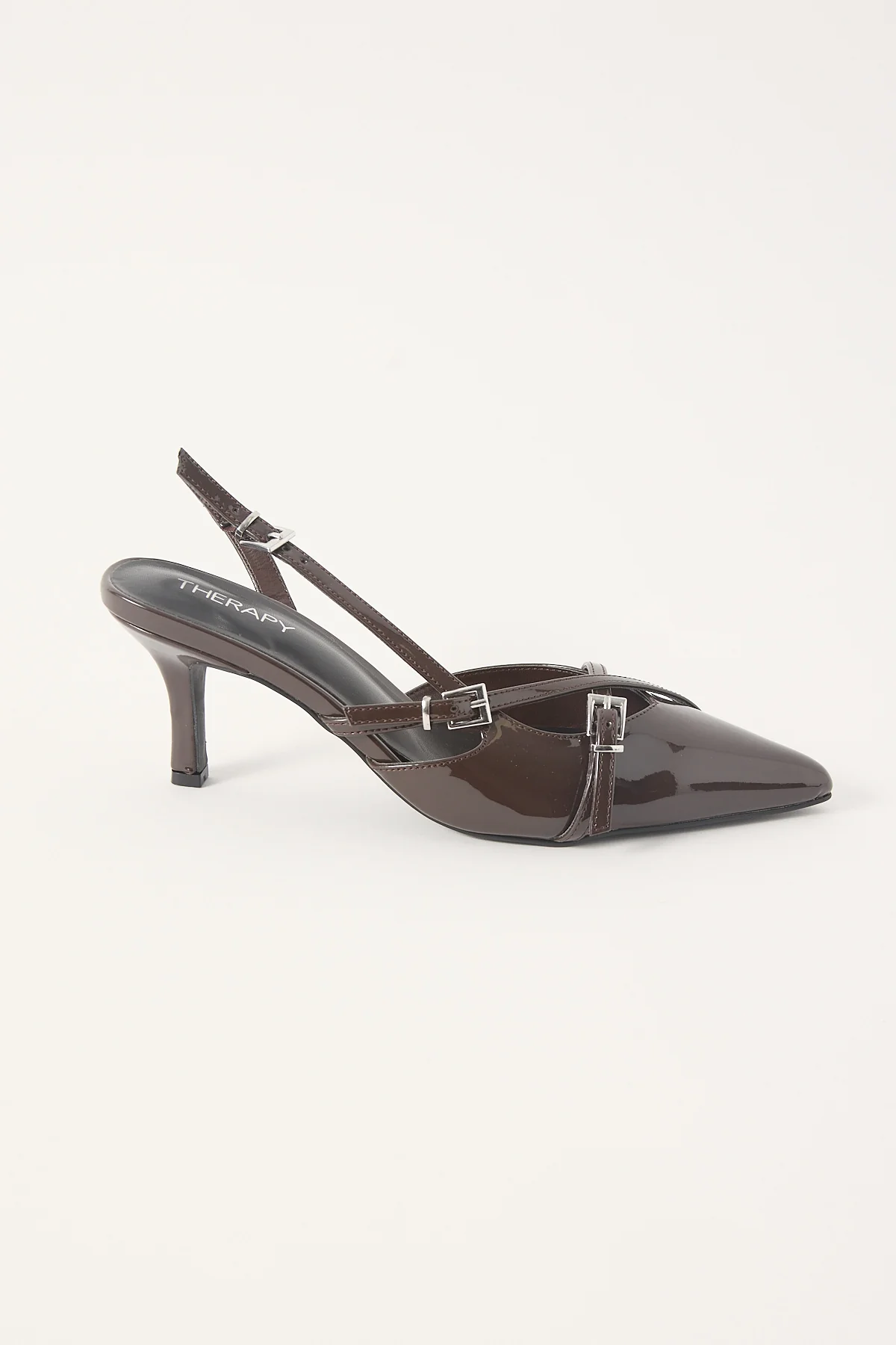 Juicy Patent Heel Chocolate
