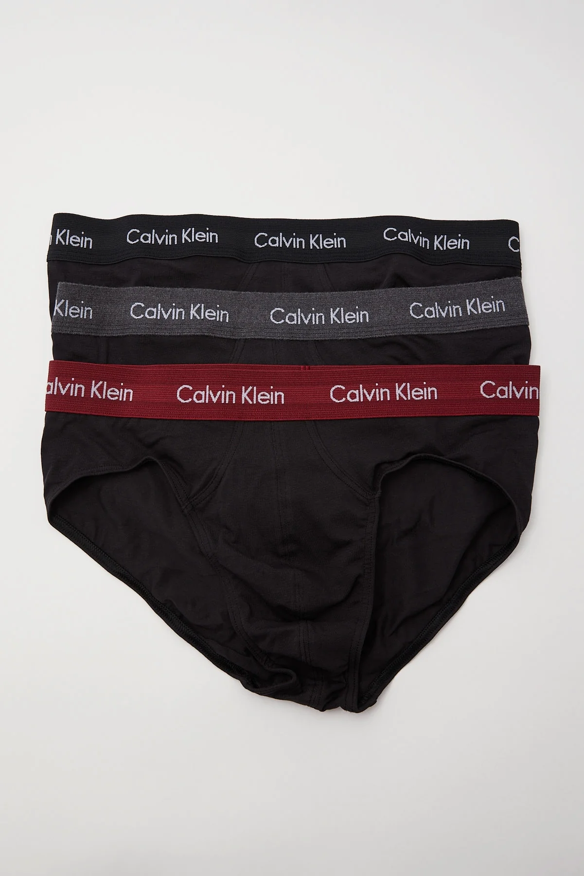 Cotton Stretch Trunk 3Pk Black W/Black/Charcoal Heather/Syra
