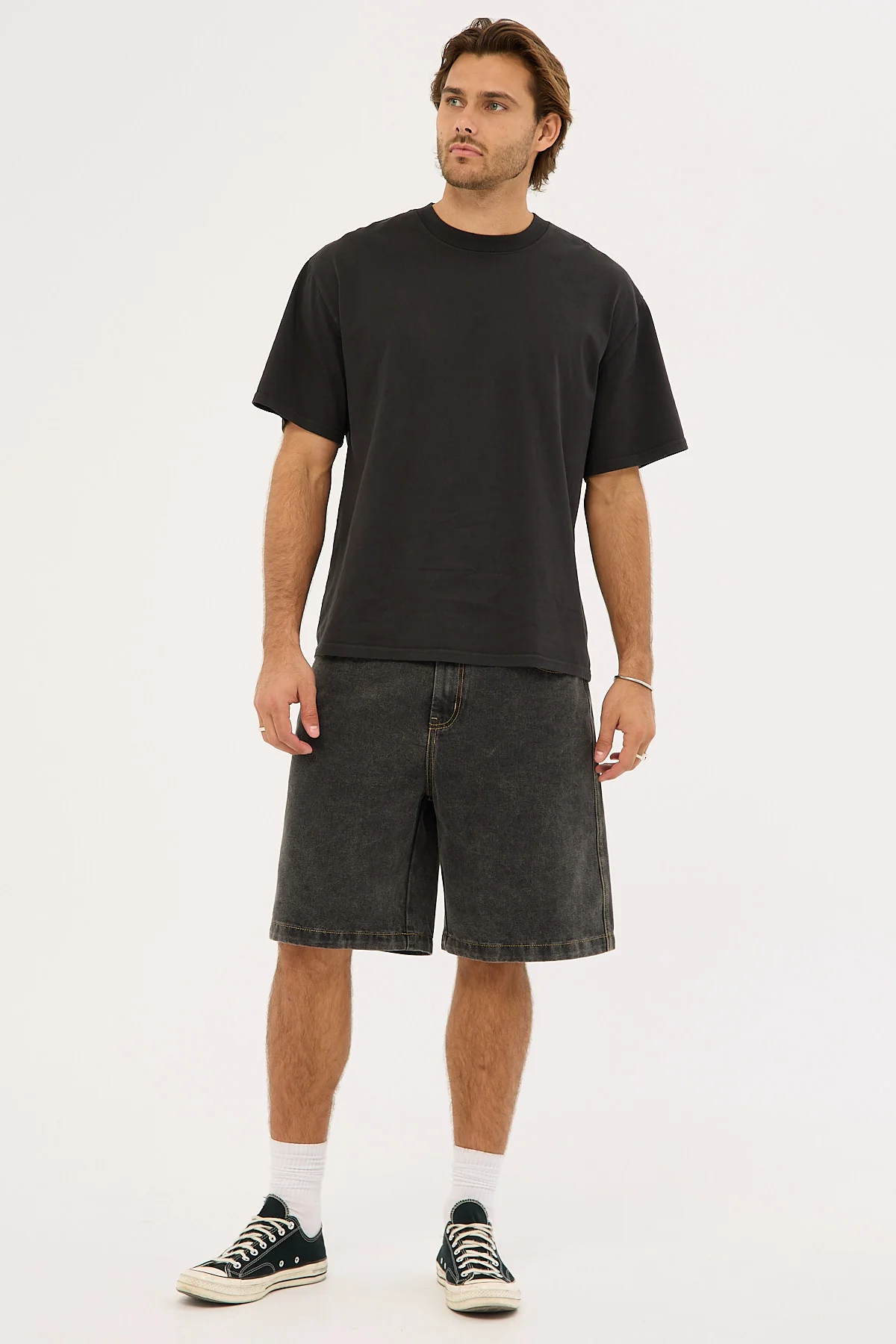Spray Bull Denim 91 Short Washed Black