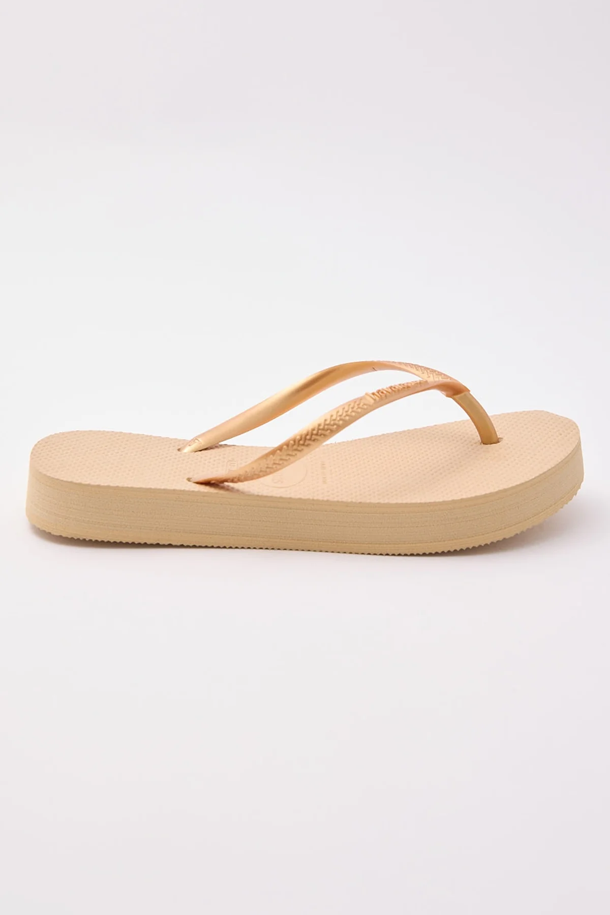 Slim Flatform Thong Golden