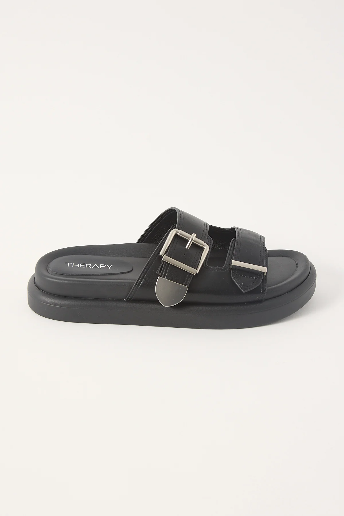 Paxton Smooth Sandal Black