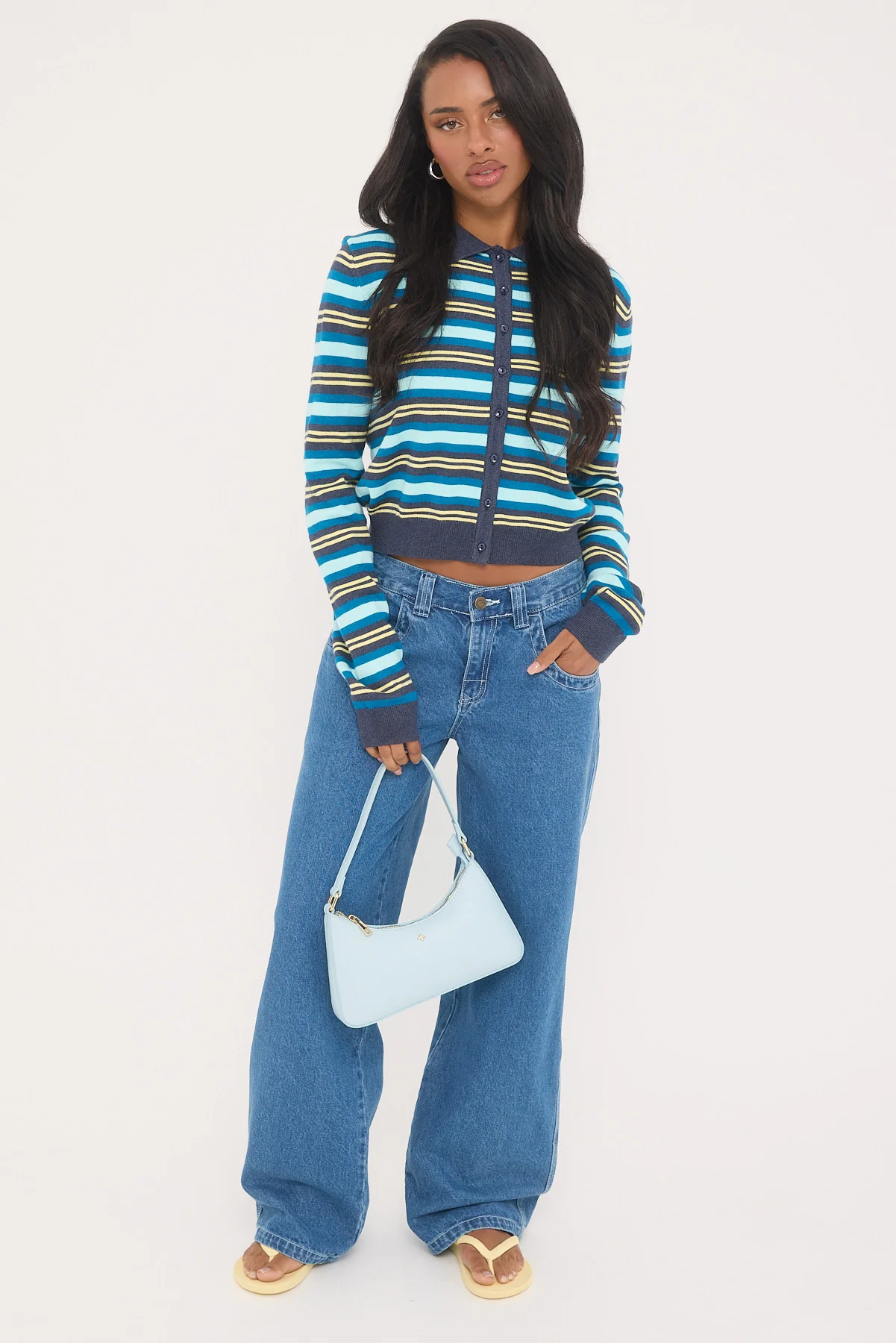 Flip Mommy Low Rise Tapeless Jean Authentic Blue