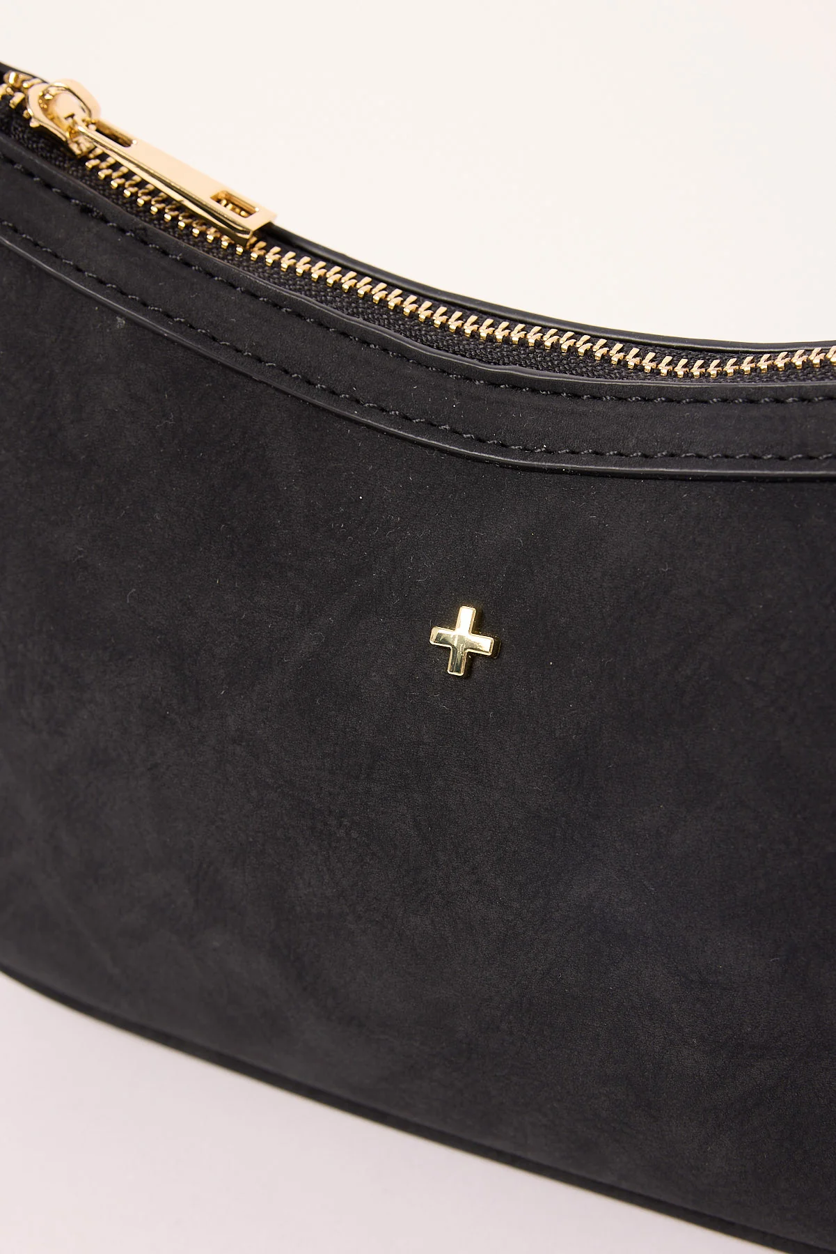 Dixie Black Suede PU/Gold 2 Dixie Black Suede PU/Gold