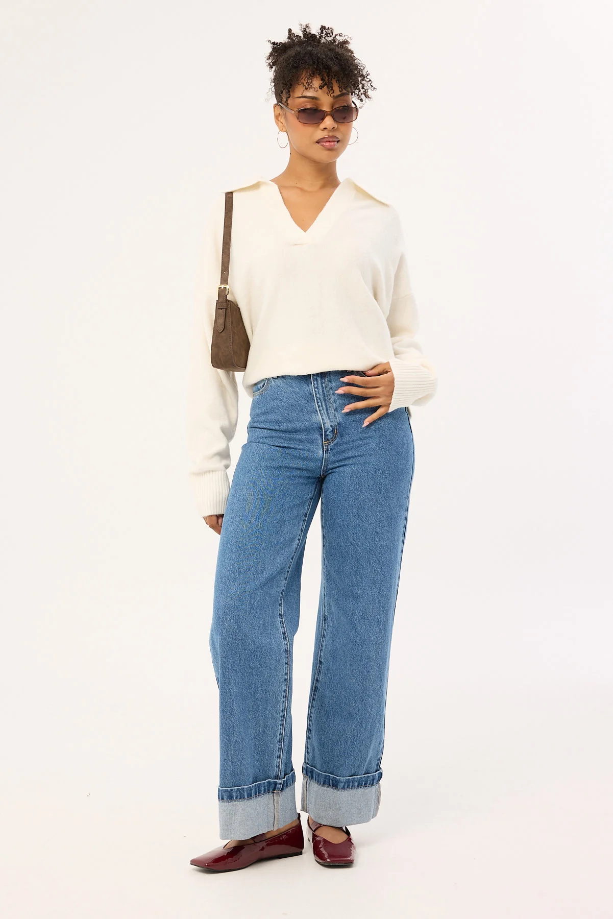94 High And Wide Cuffed Jean Eva Organic 1 94 High And Wide Cuffed Jean Eva Organic