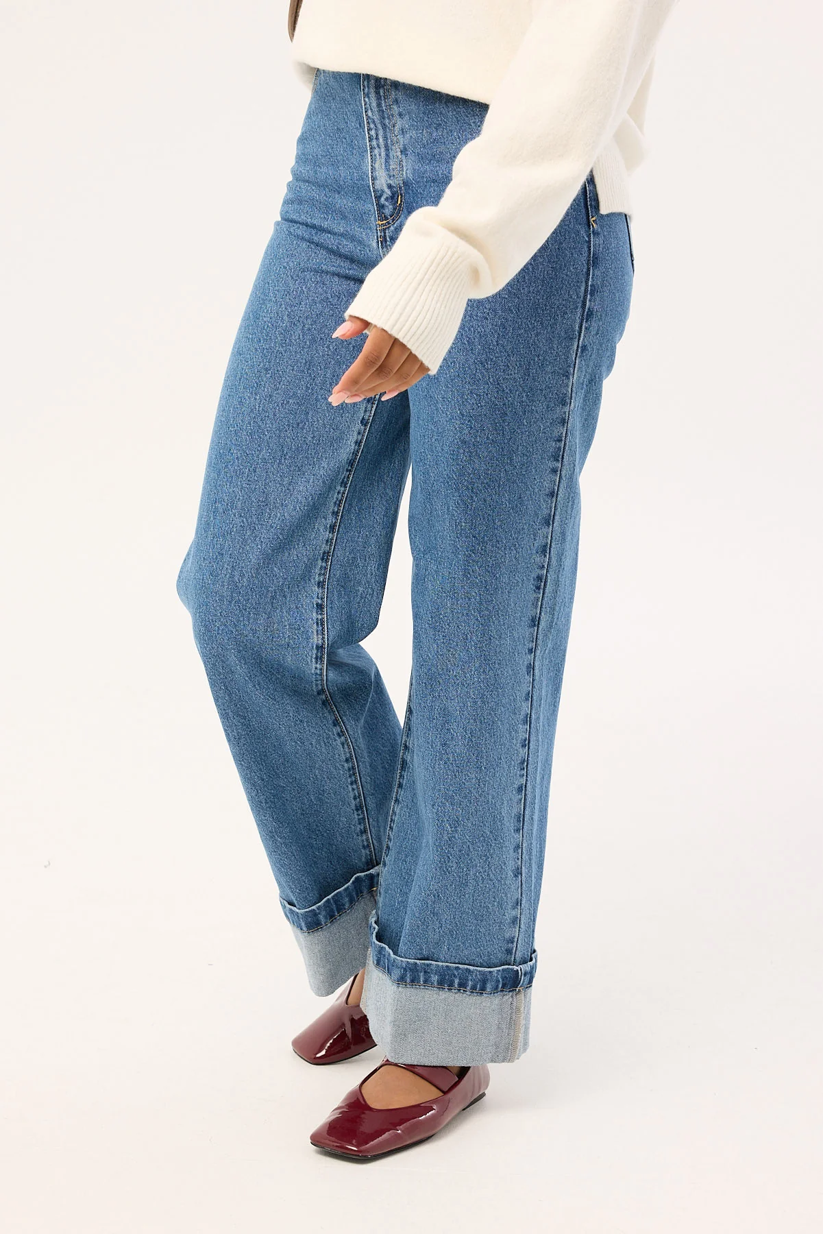 94 High And Wide Cuffed Jean Eva Organic 5 94 High And Wide Cuffed Jean Eva Organic