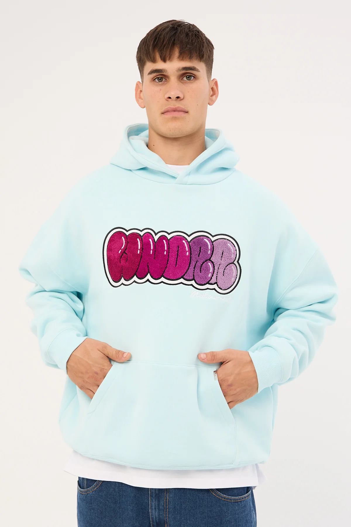 Blissed Hood Sweat Baby Blue