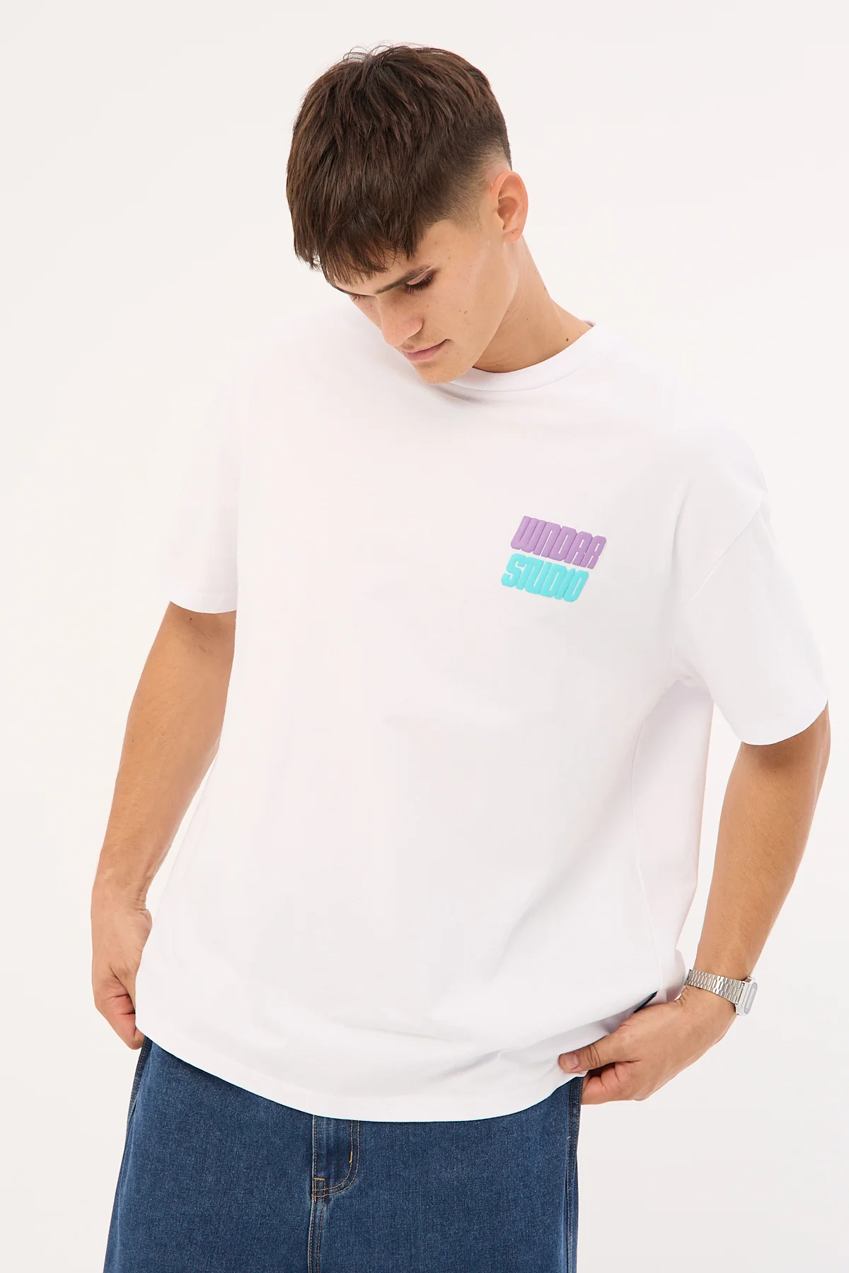 Opponent Box Fit Tee White