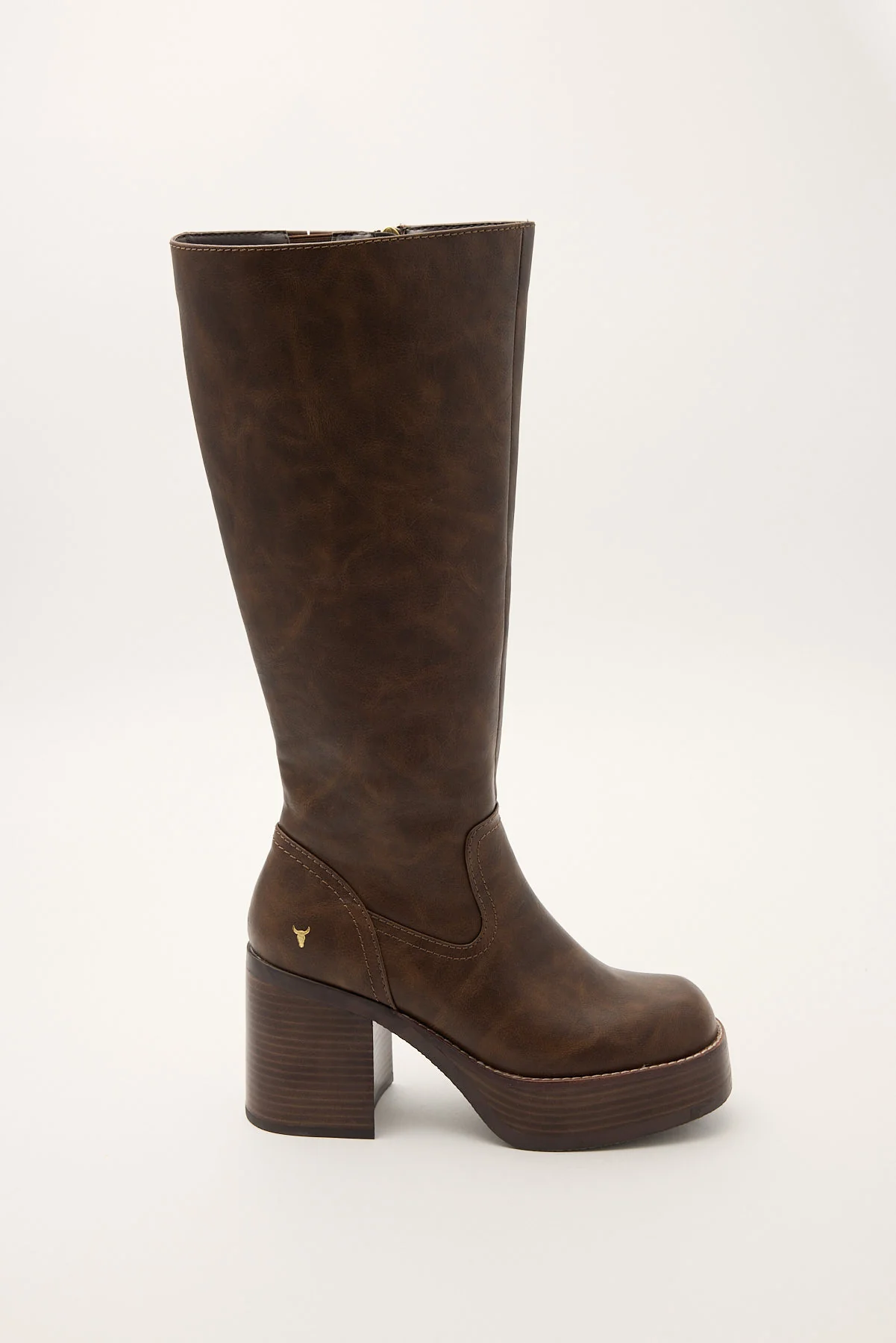 Nowhere PU Boot Dark Oak