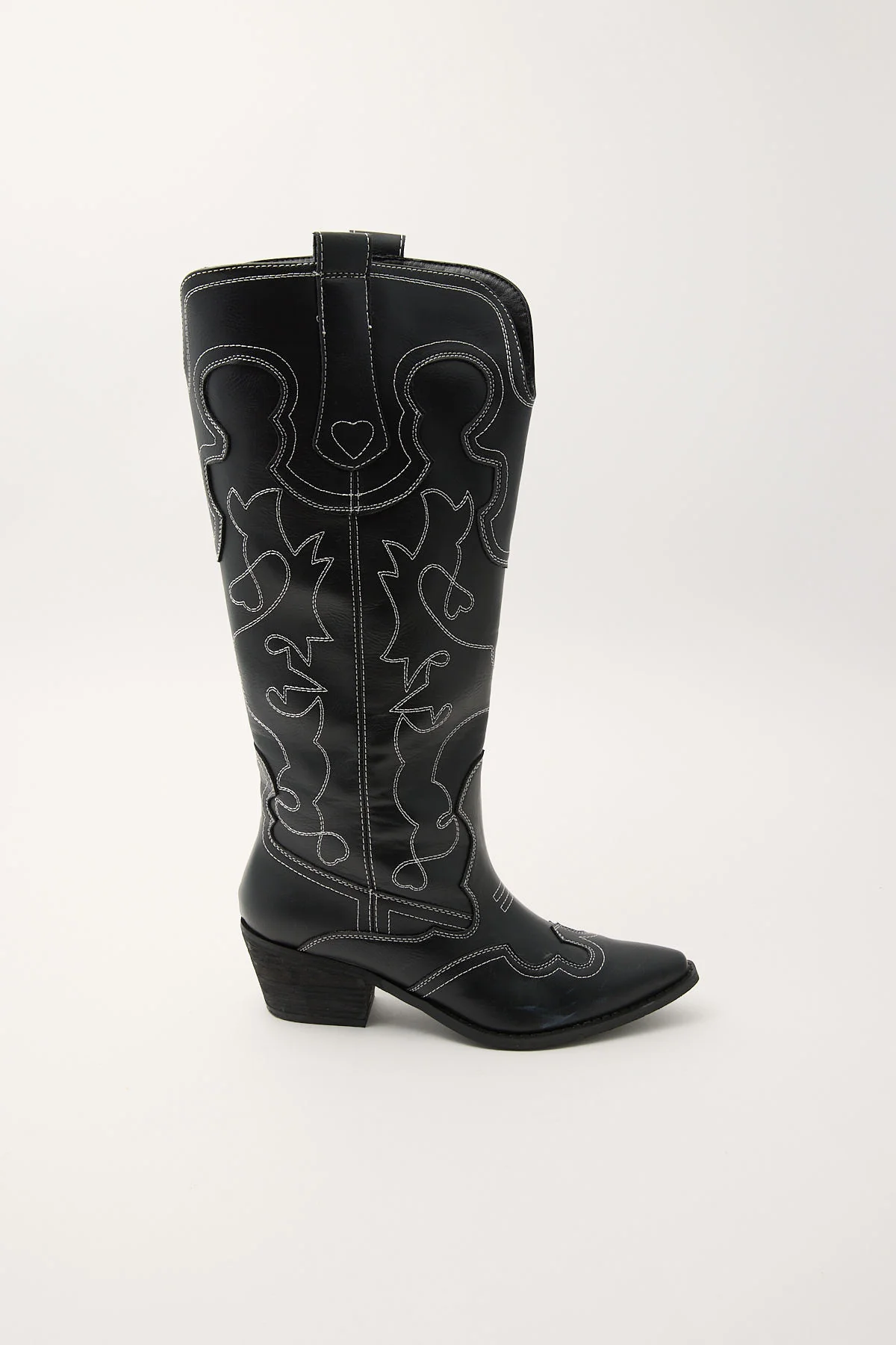 Malvin Cowboy Boot Black