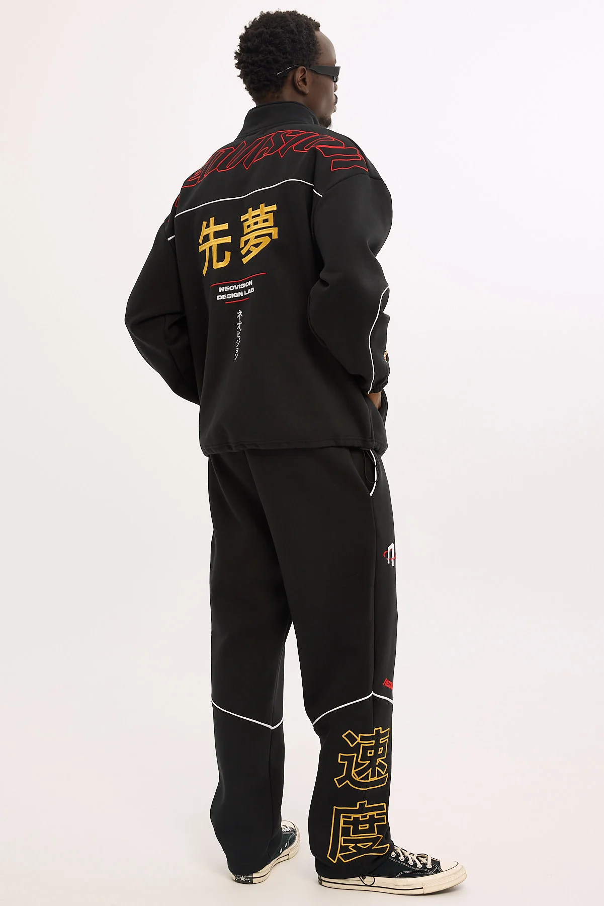 Throttle Elastic Cuff Sweat Pant Black 8 Throttle Elastic Cuff Sweat Pant Black
