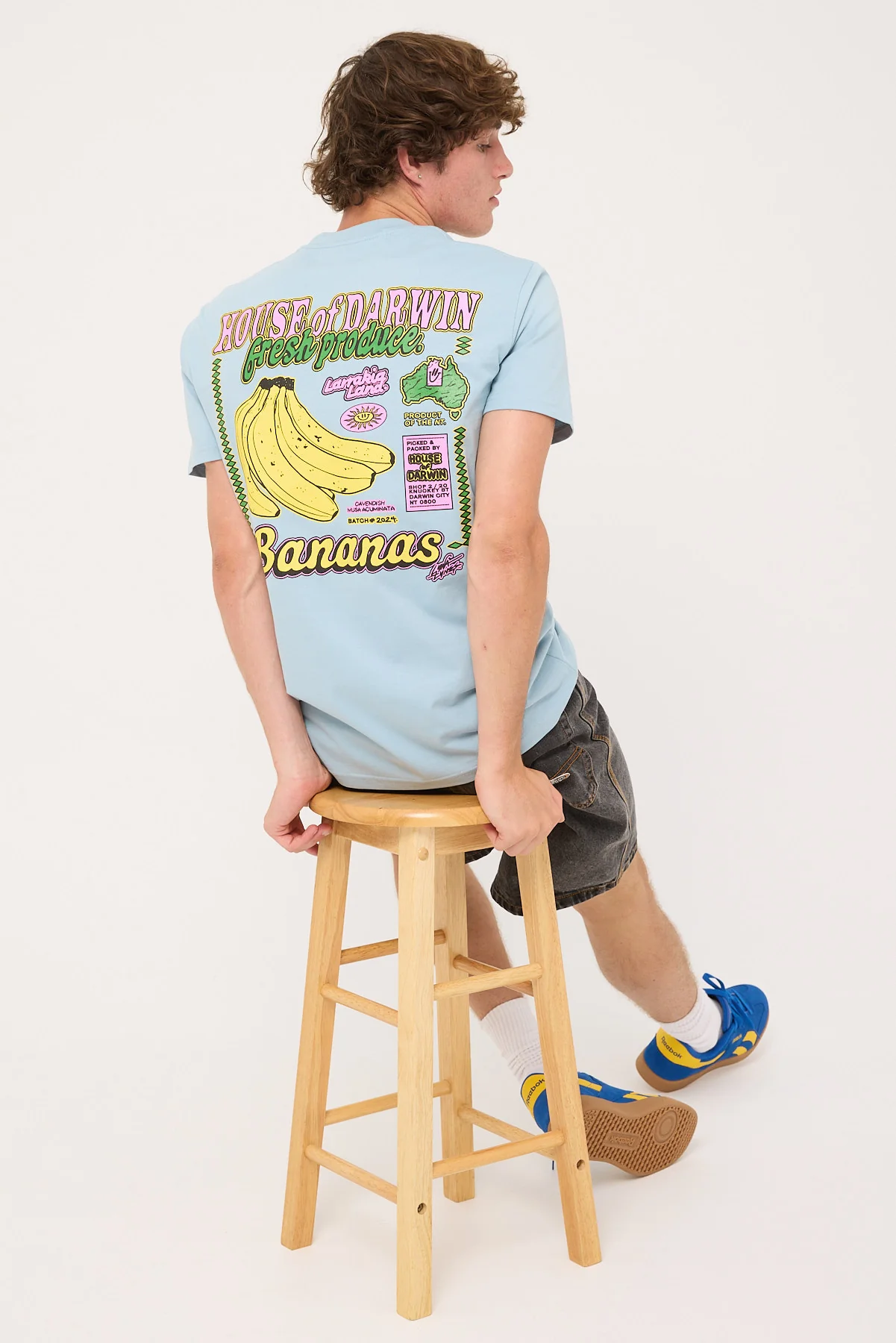 Bananas Tee Blue