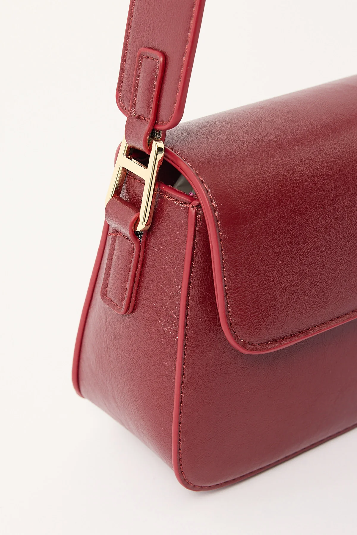 Jocelyn Shoulder Bag Burgundy PU 2 Jocelyn Shoulder Bag Burgundy PU