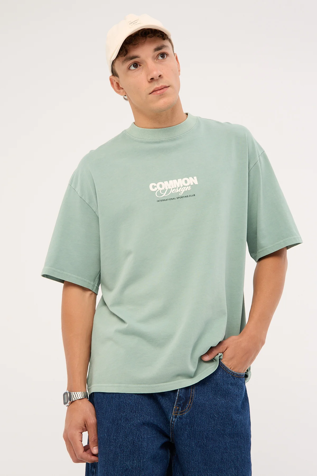 Compose Heavyweight Easy Tee Washed Jade