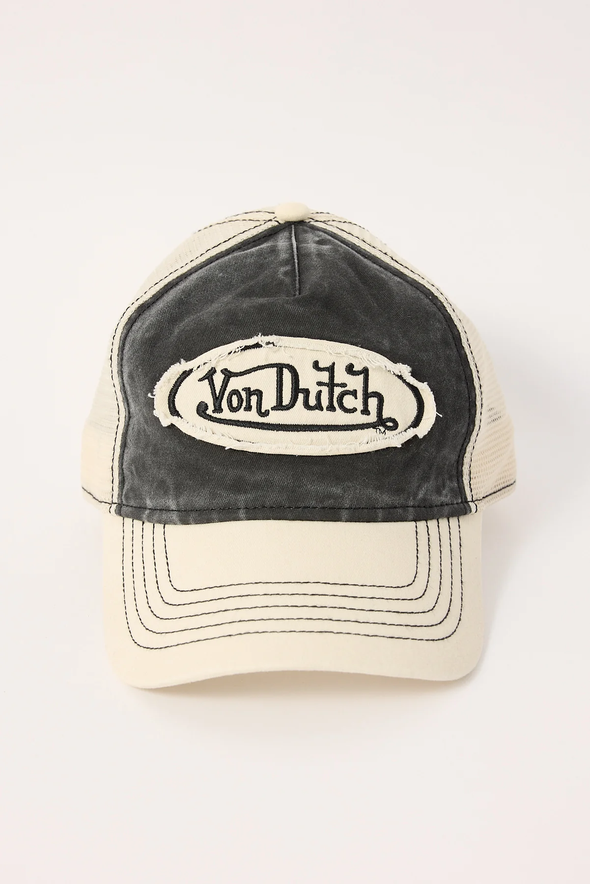 Trucker Hat Ecru/Black