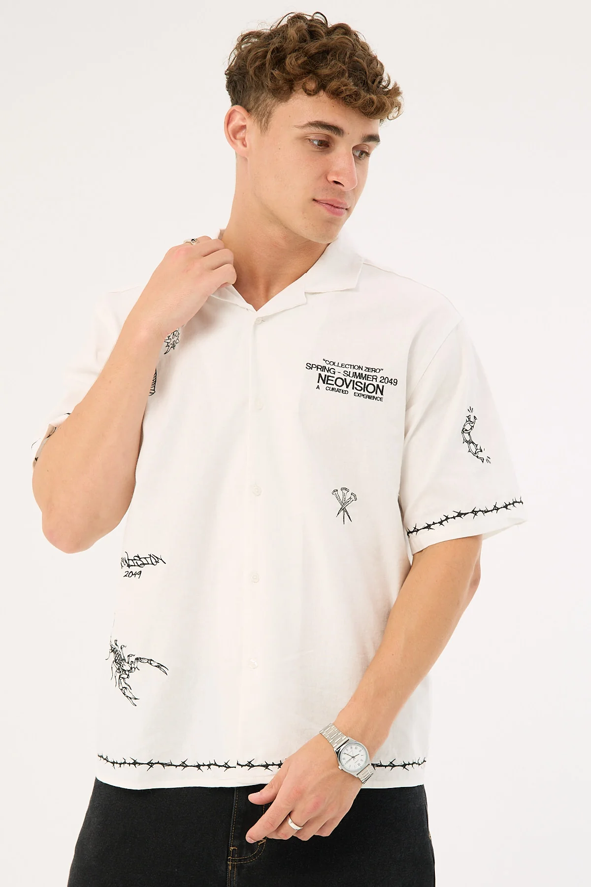 Flash Resort Shirt White 1 Flash Resort Shirt White