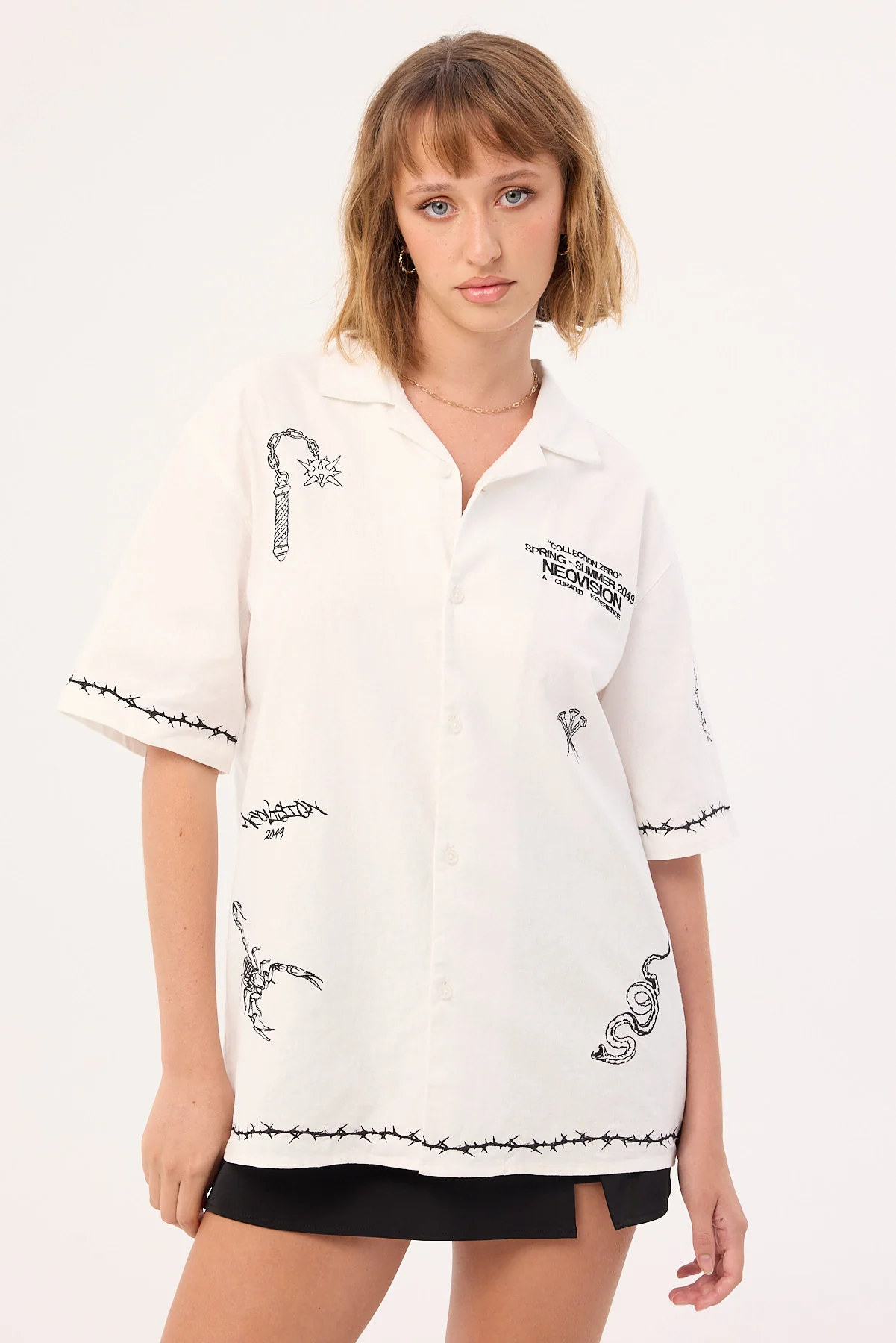 Flash Resort Shirt White 11 Flash Resort Shirt White