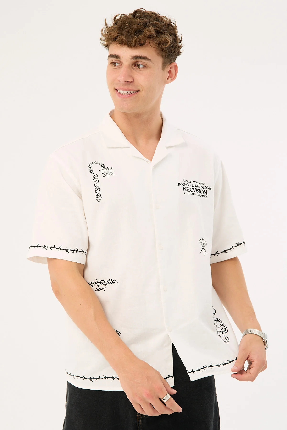 Flash Resort Shirt White 4 Flash Resort Shirt White