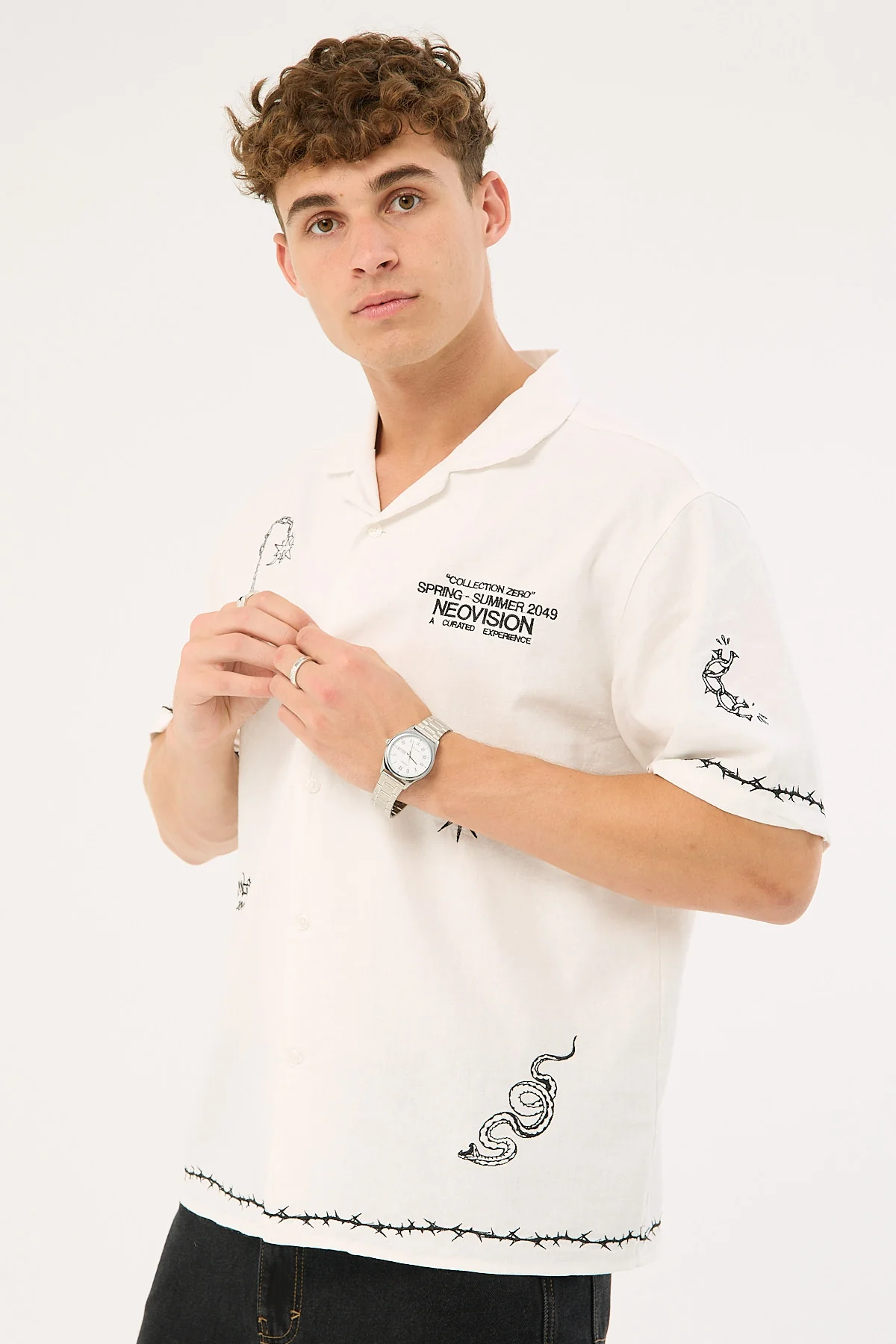 Flash Resort Shirt White 5 Flash Resort Shirt White