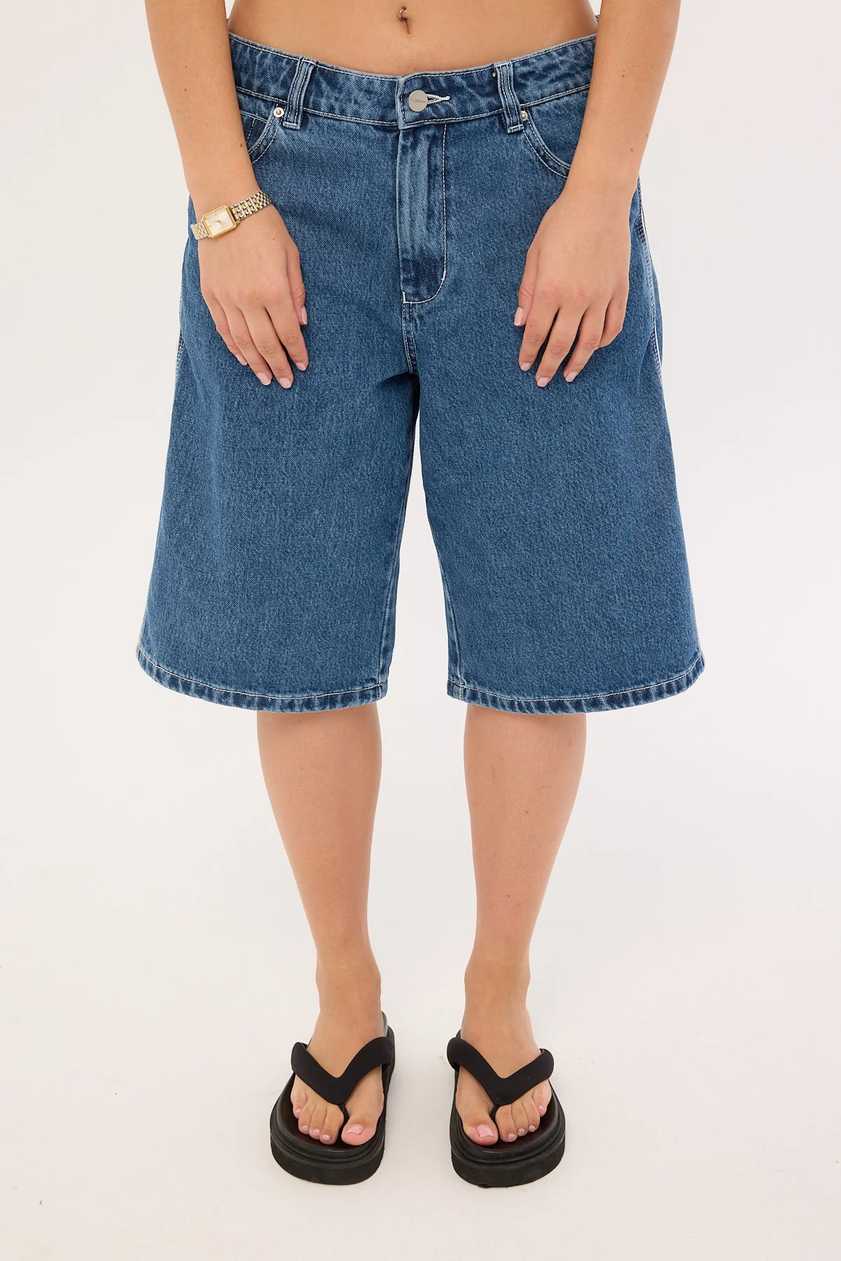 Kick Off Big Baggy Short Steady Mid Blue 8 Kick Off Big Baggy Short Steady Mid Blue