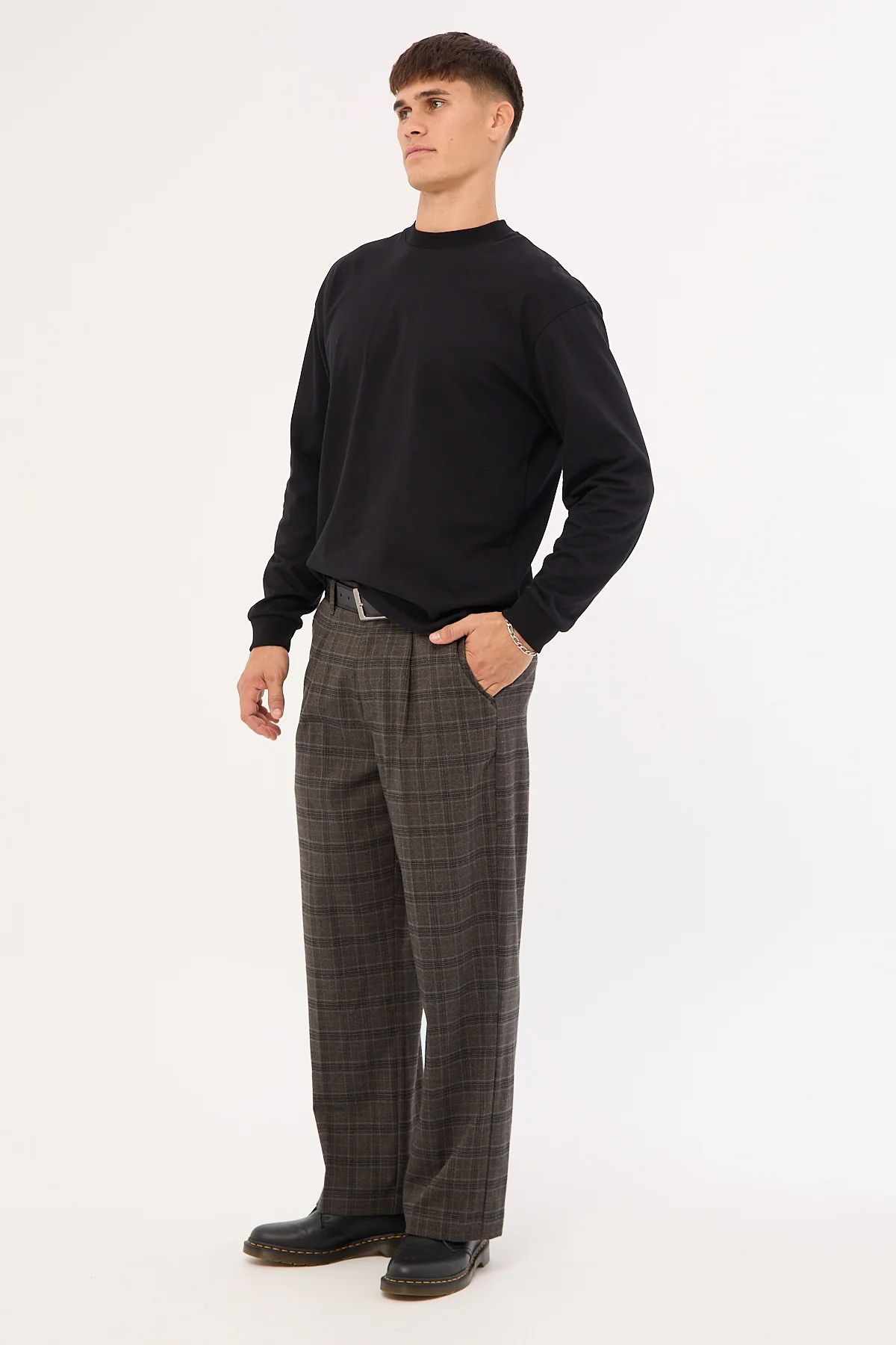 Jacob Plaid Pant Black 5 Jacob Plaid Pant Black
