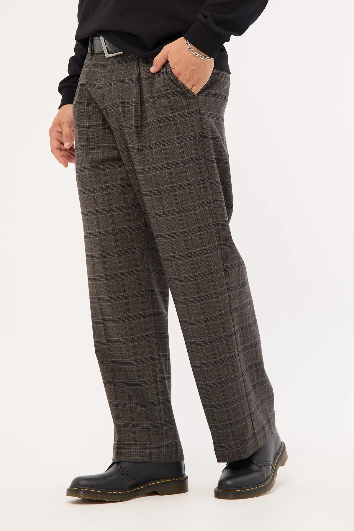 Jacob Plaid Pant Black 6 Jacob Plaid Pant Black