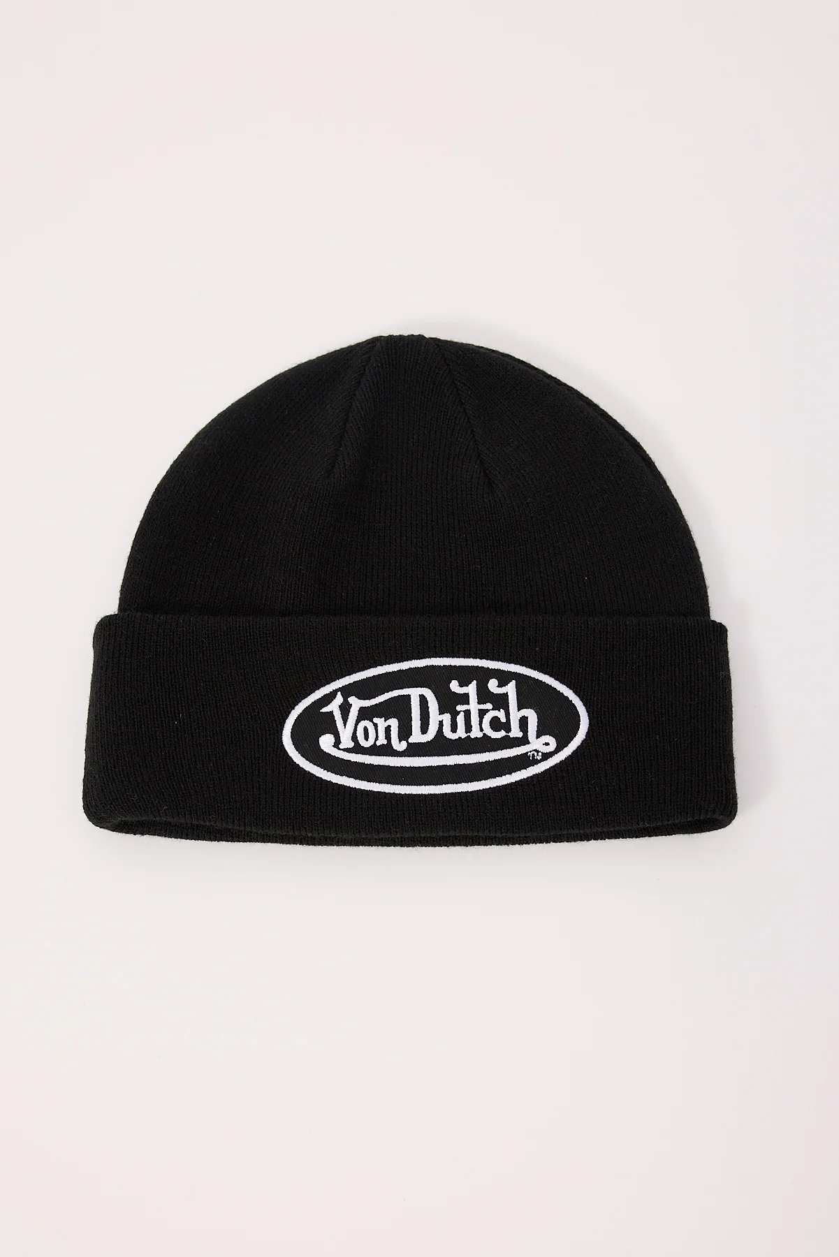 Logo Patch Beanie Black