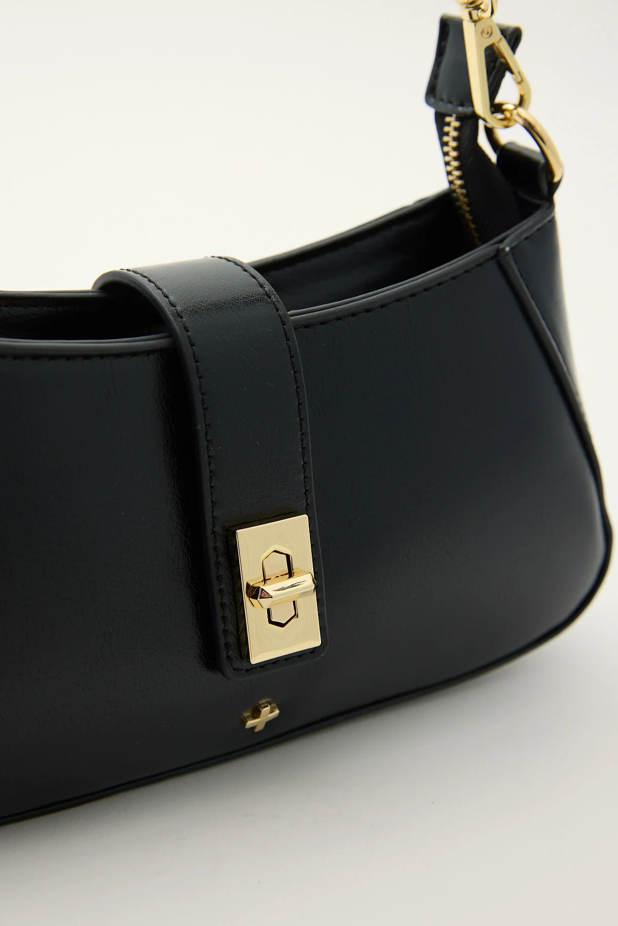 Ripley Black PU/Gold 3 Ripley Black PU/Gold