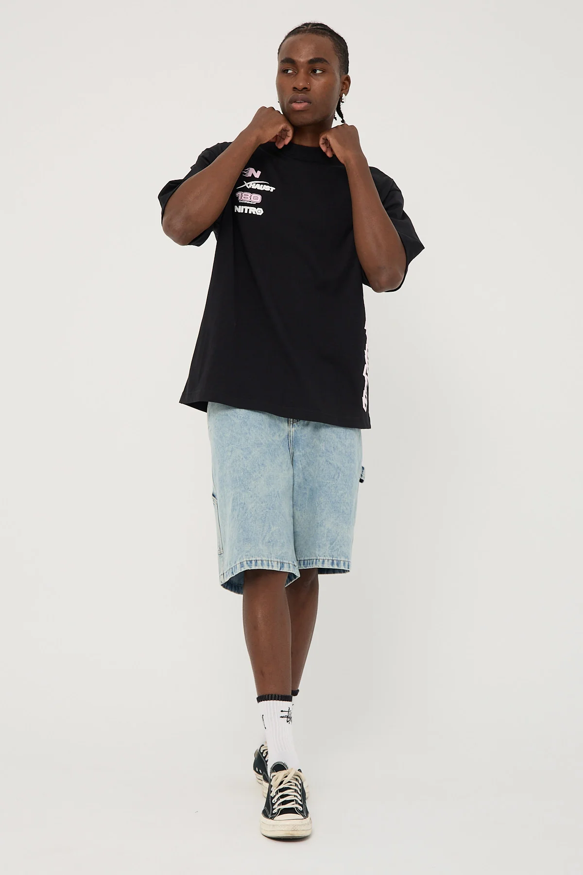 Spoiler Street Super Heavy Tee Black 4 Spoiler Street Super Heavy Tee Black