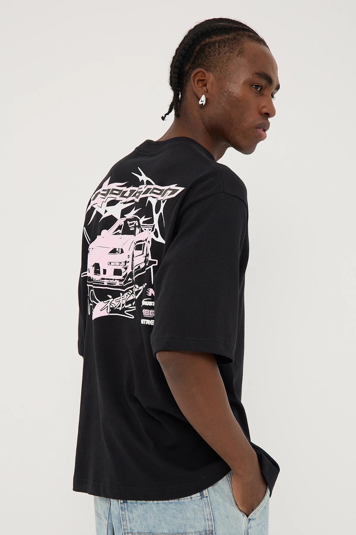 Spoiler Street Super Heavy Tee Black 7 Spoiler Street Super Heavy Tee Black
