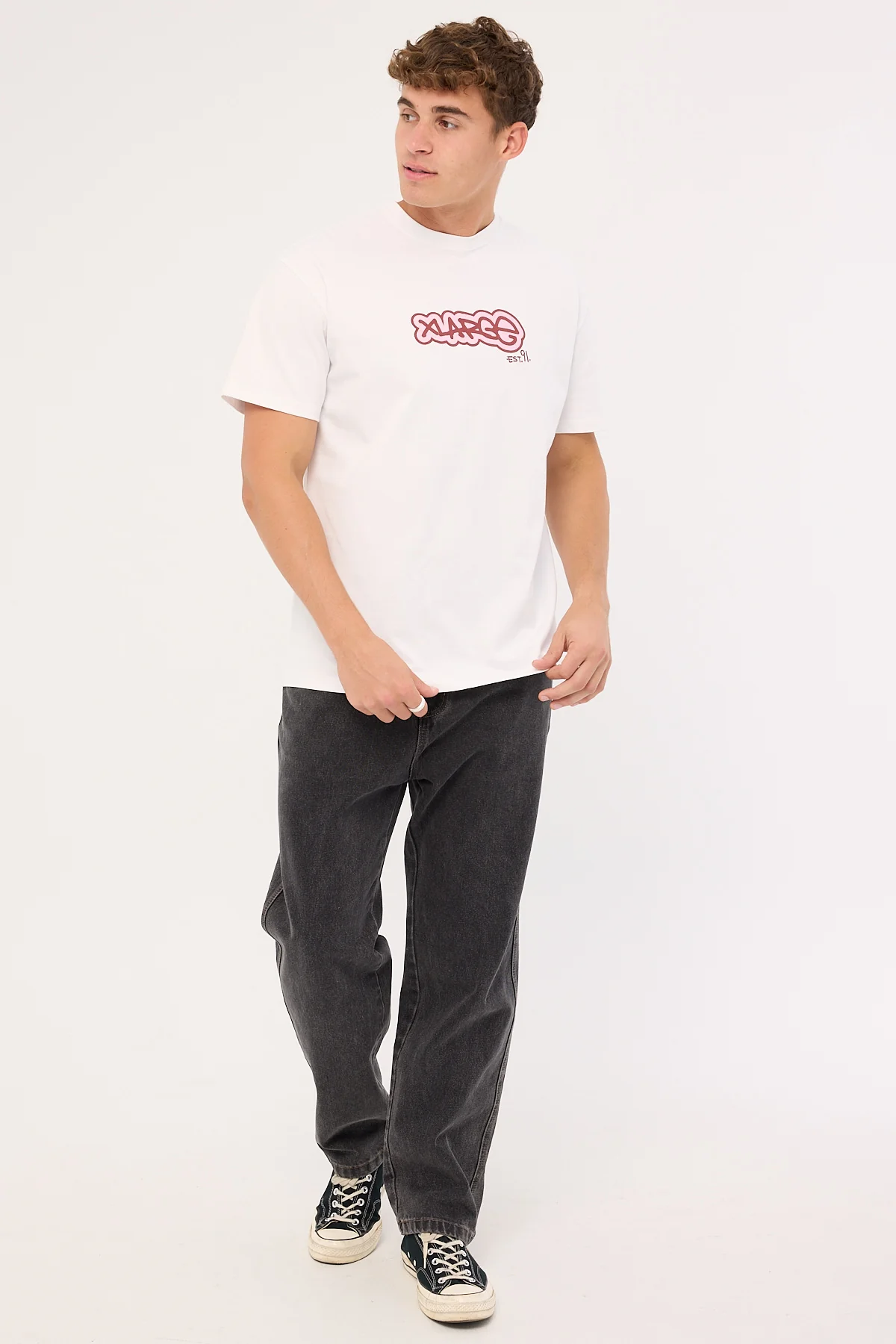 Tag SS Tee White