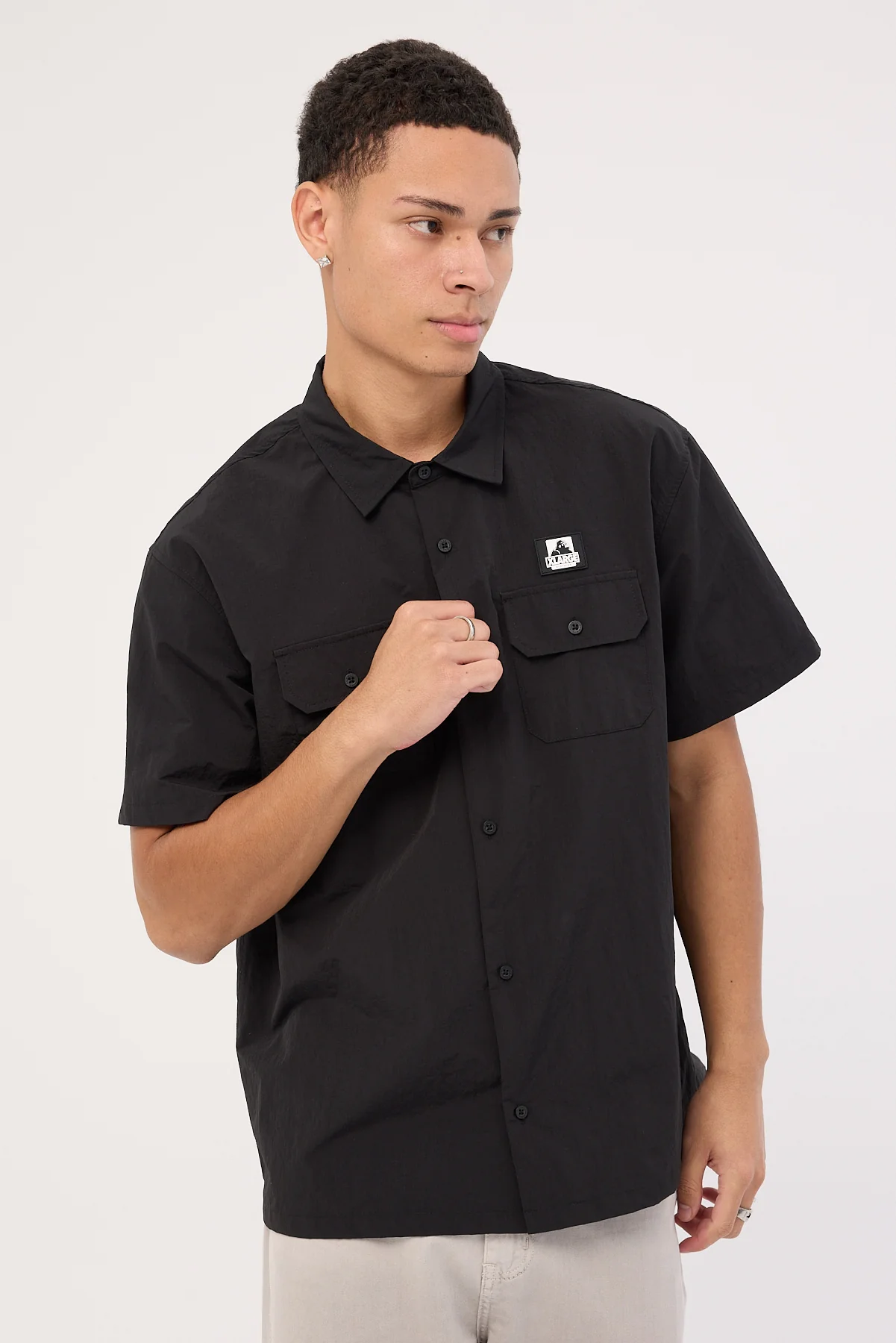 Ripstop SS Work Shirt Black