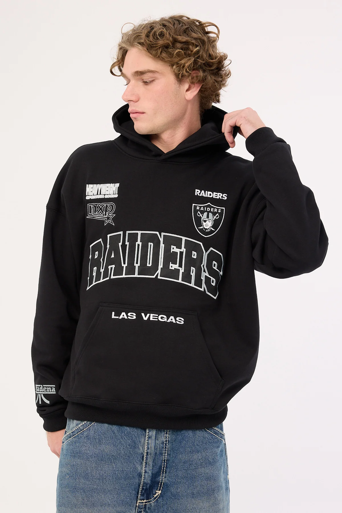 LV-Raiders Stadium Hoodie Jet Black