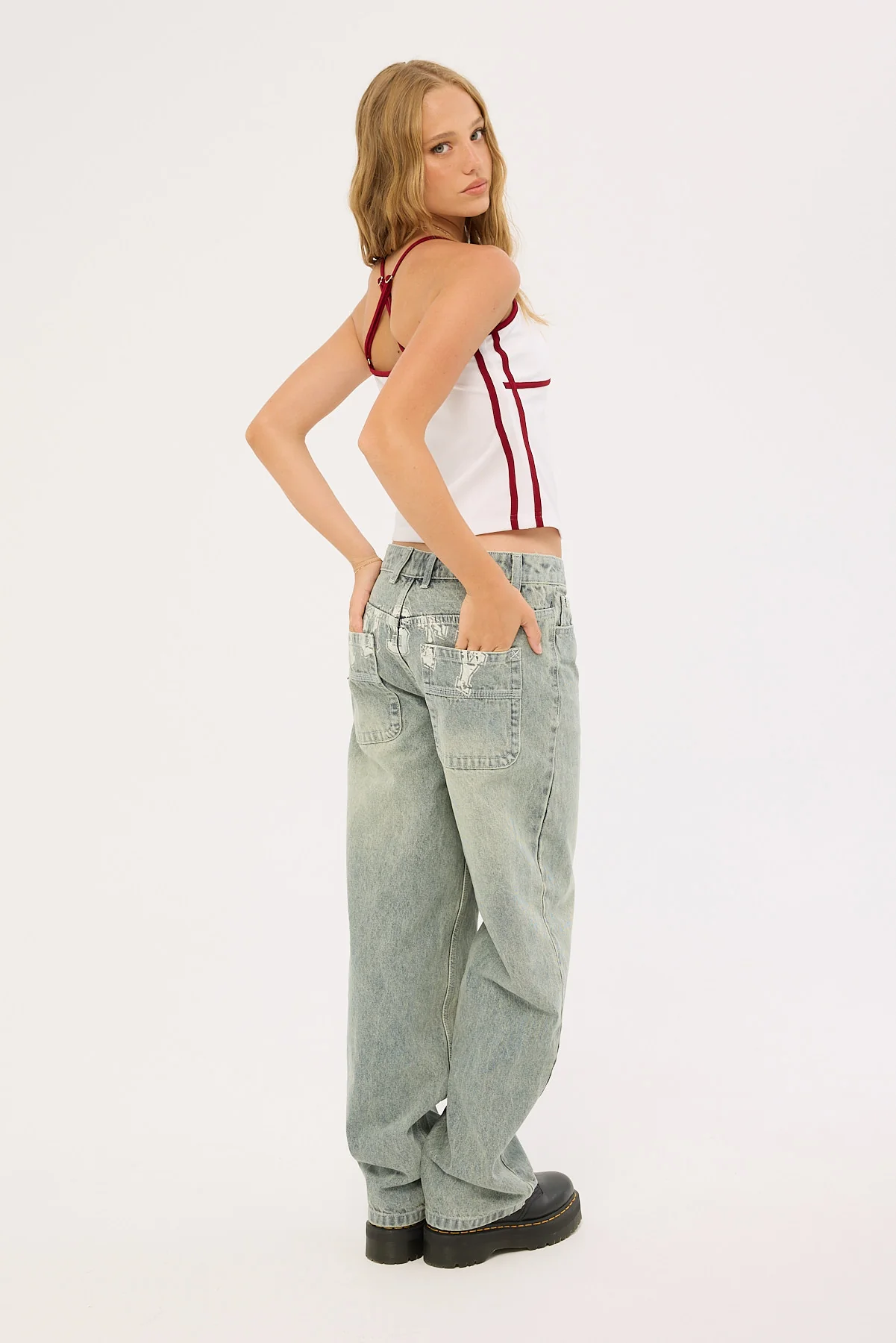 Norty Bethany Baggy Low Rise Jean Dirty Dawg 7 Norty Bethany Baggy Low Rise Jean Dirty Dawg