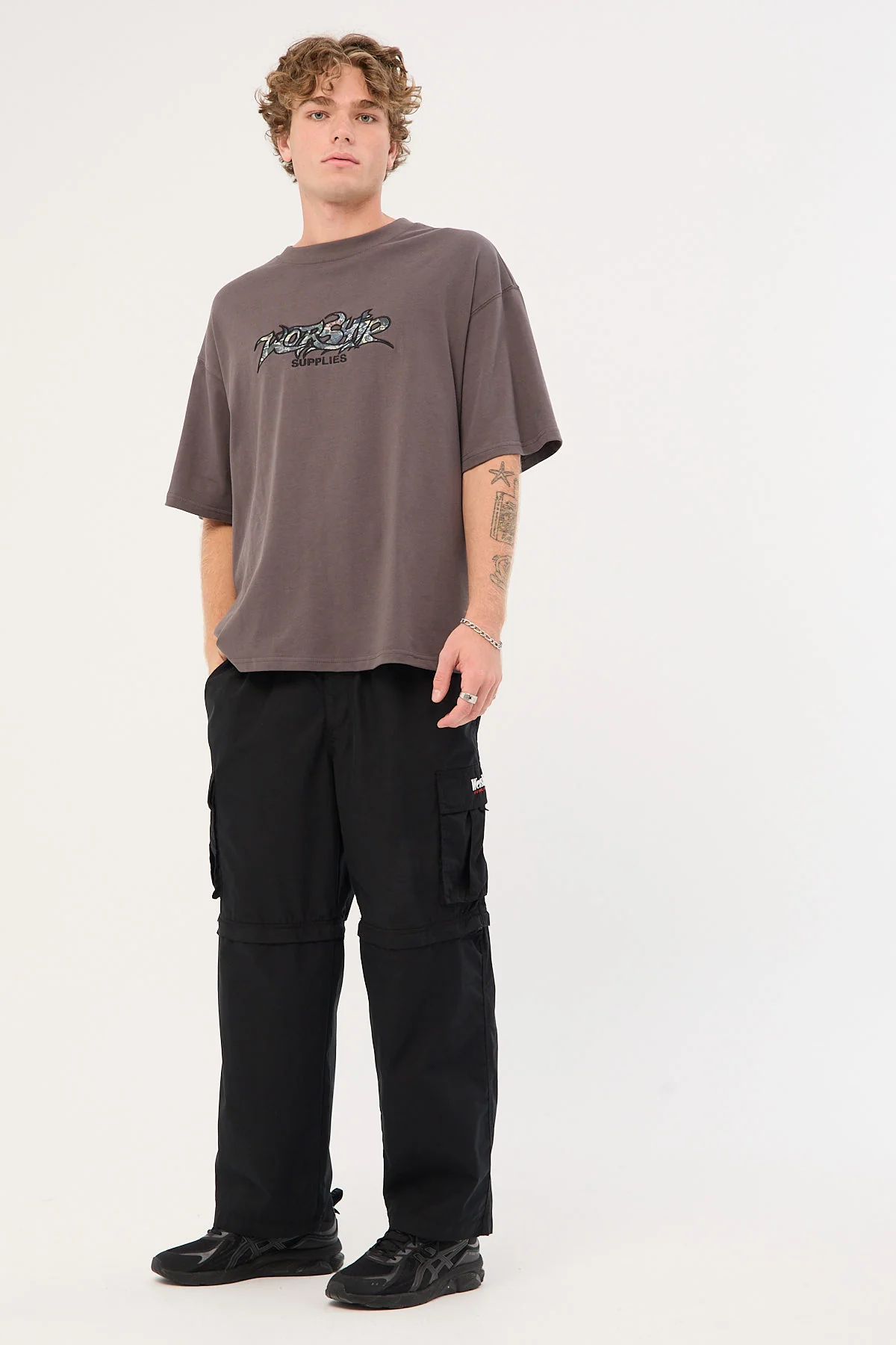 Smoko Zip Off Cargo Pant Washed Black 3 Smoko Zip Off Cargo Pant Washed Black