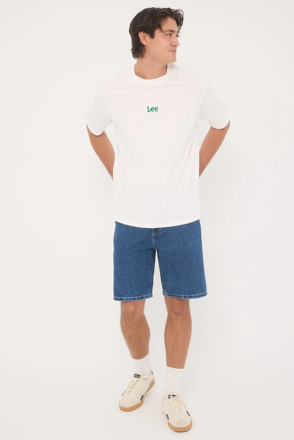 Altos Baggy Tee Vintage White/Green