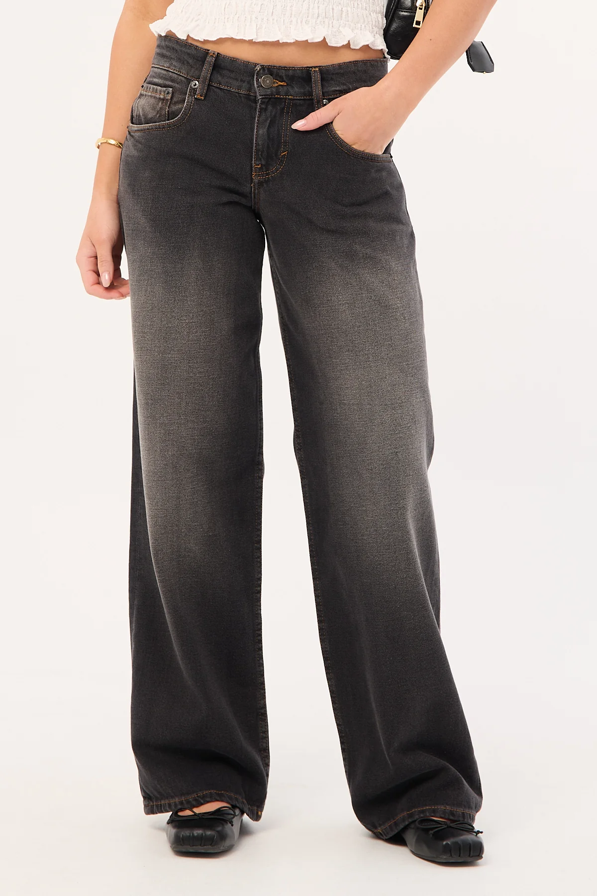 Low Rise Parallel Jean Grey Used Bleach 4 Low Rise Parallel Jean Grey Used Bleach