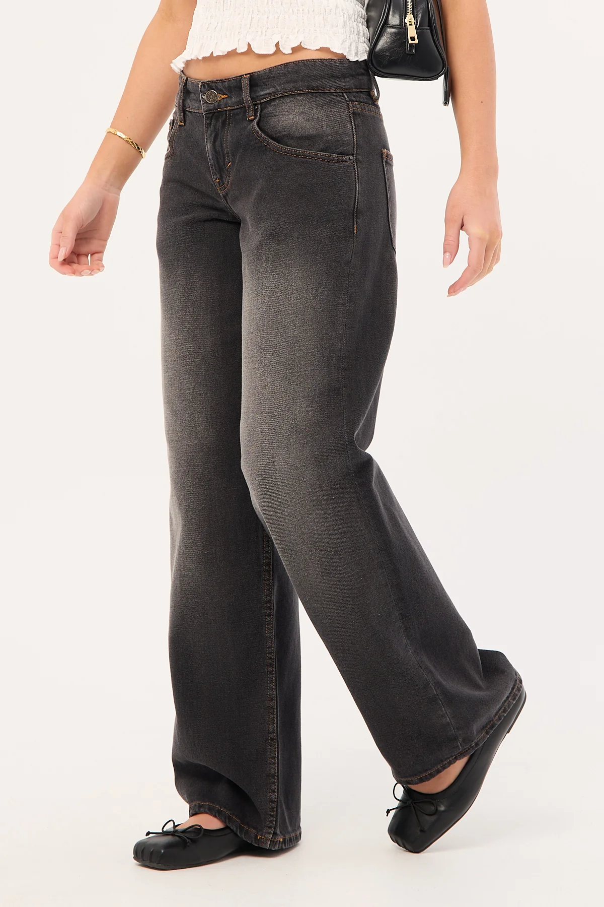 Low Rise Parallel Jean Grey Used Bleach 6 Low Rise Parallel Jean Grey Used Bleach