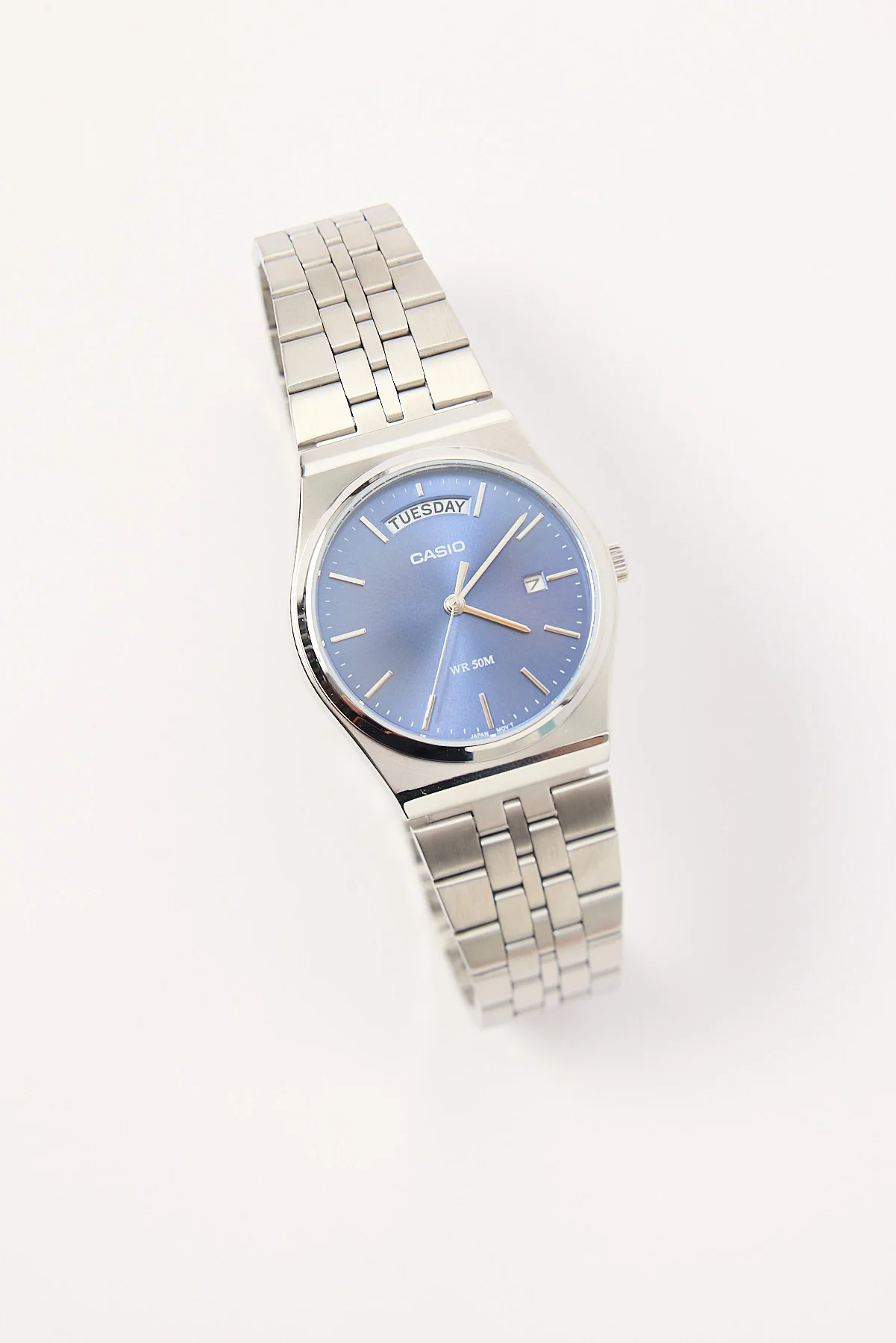 MTPB146D-2AVDF Analogue Watch Silver/Blue