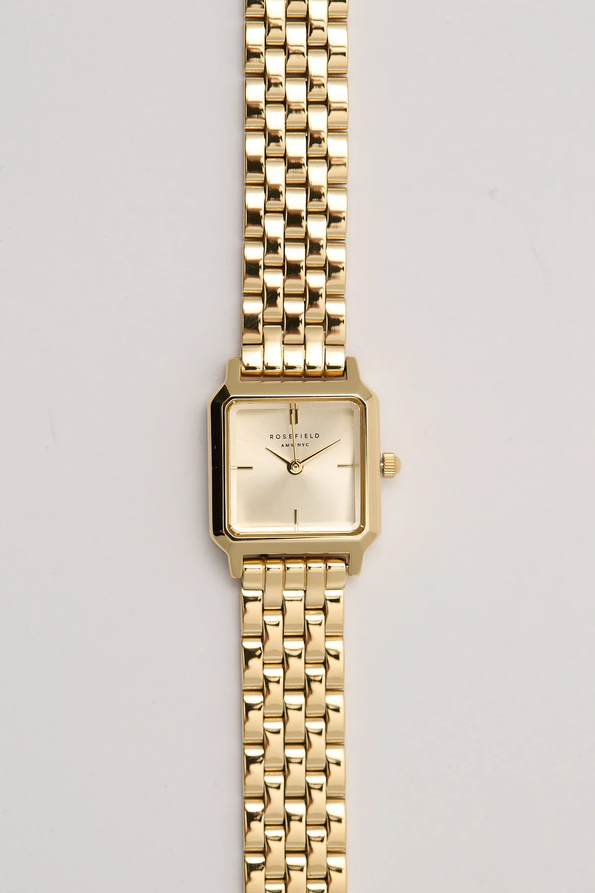 The Boxelle Champagne Dial/Gold Steel Strap 2 The Boxelle Champagne Dial/Gold Steel Strap