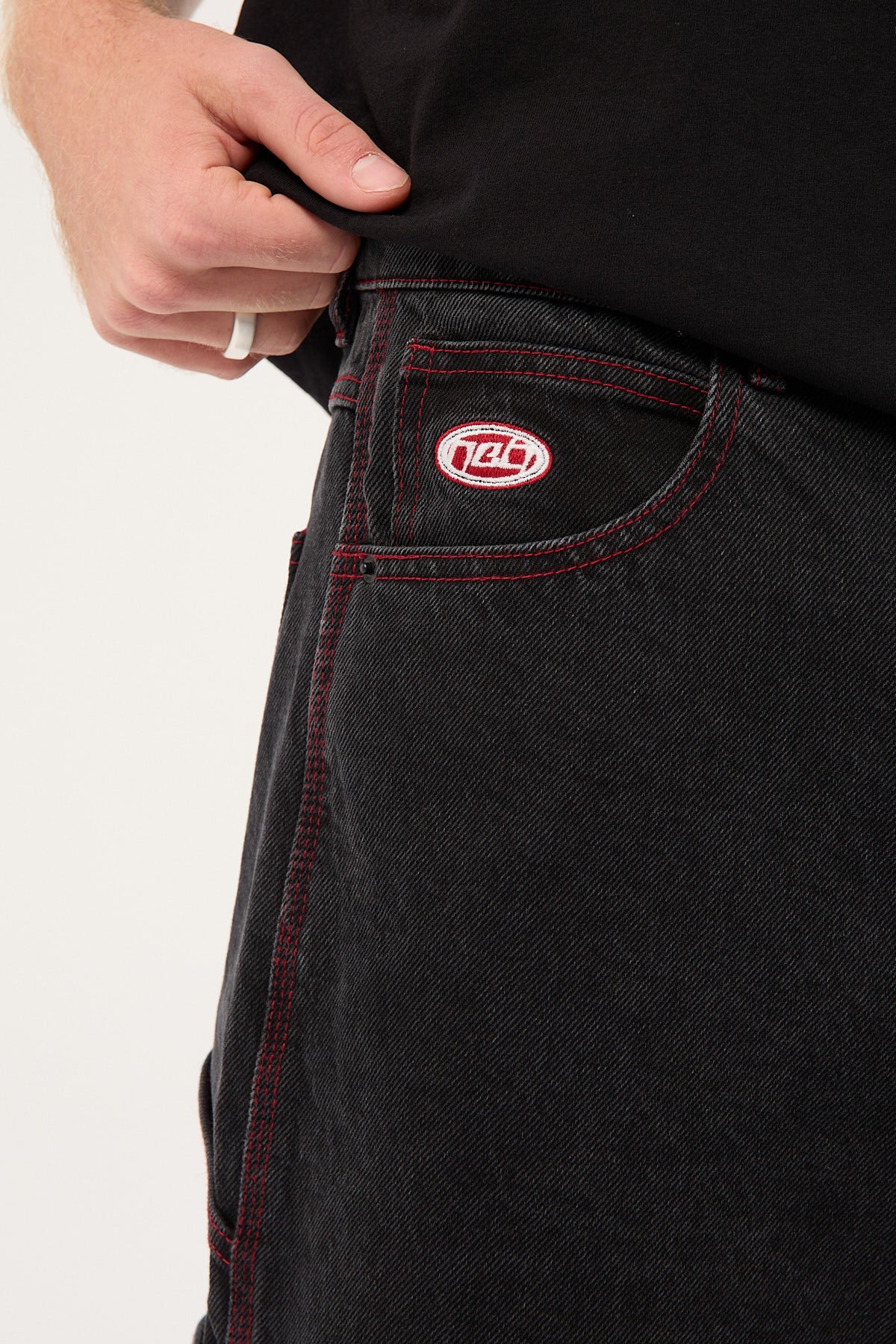 Chasm Carpenter Denim Jort Black 10 Chasm Carpenter Denim Jort Black