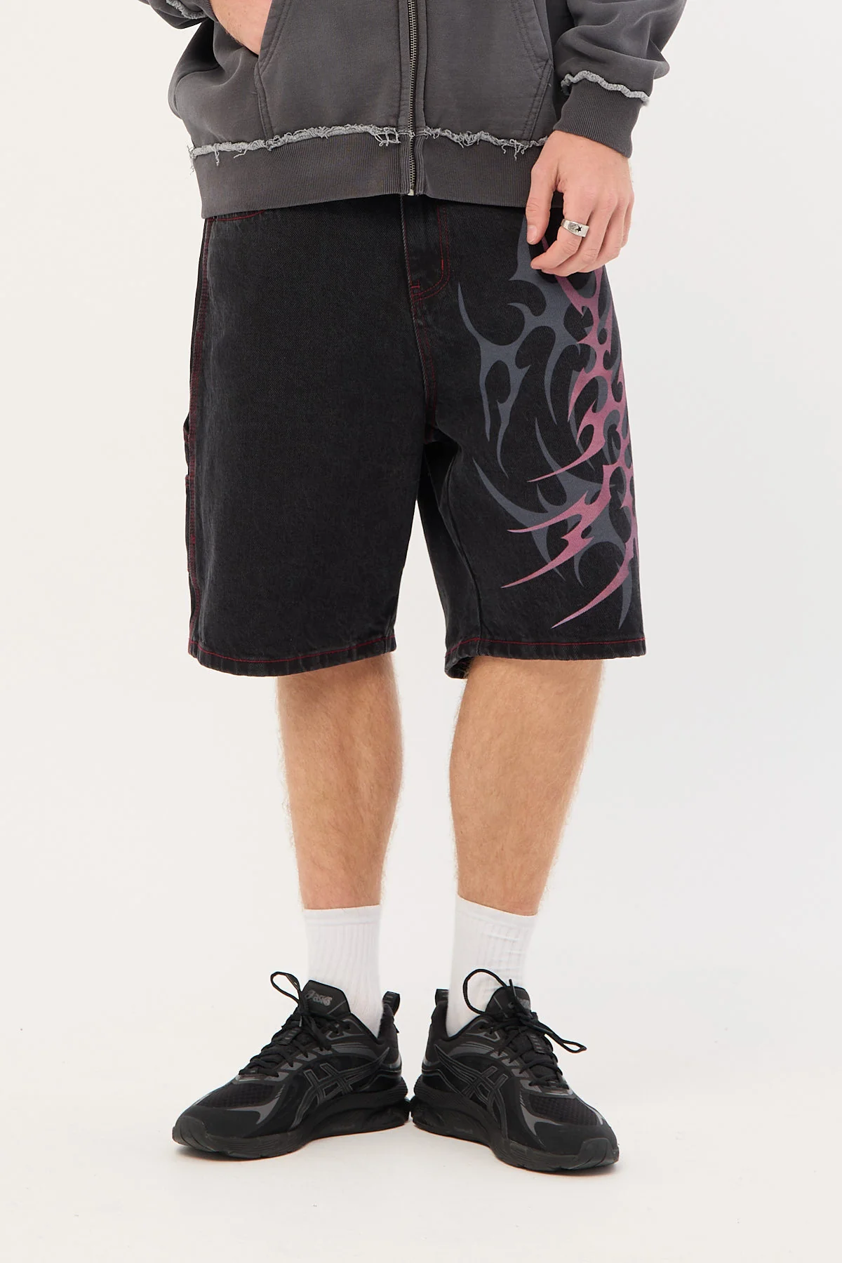 Chasm Carpenter Denim Jort Black 4 Chasm Carpenter Denim Jort Black