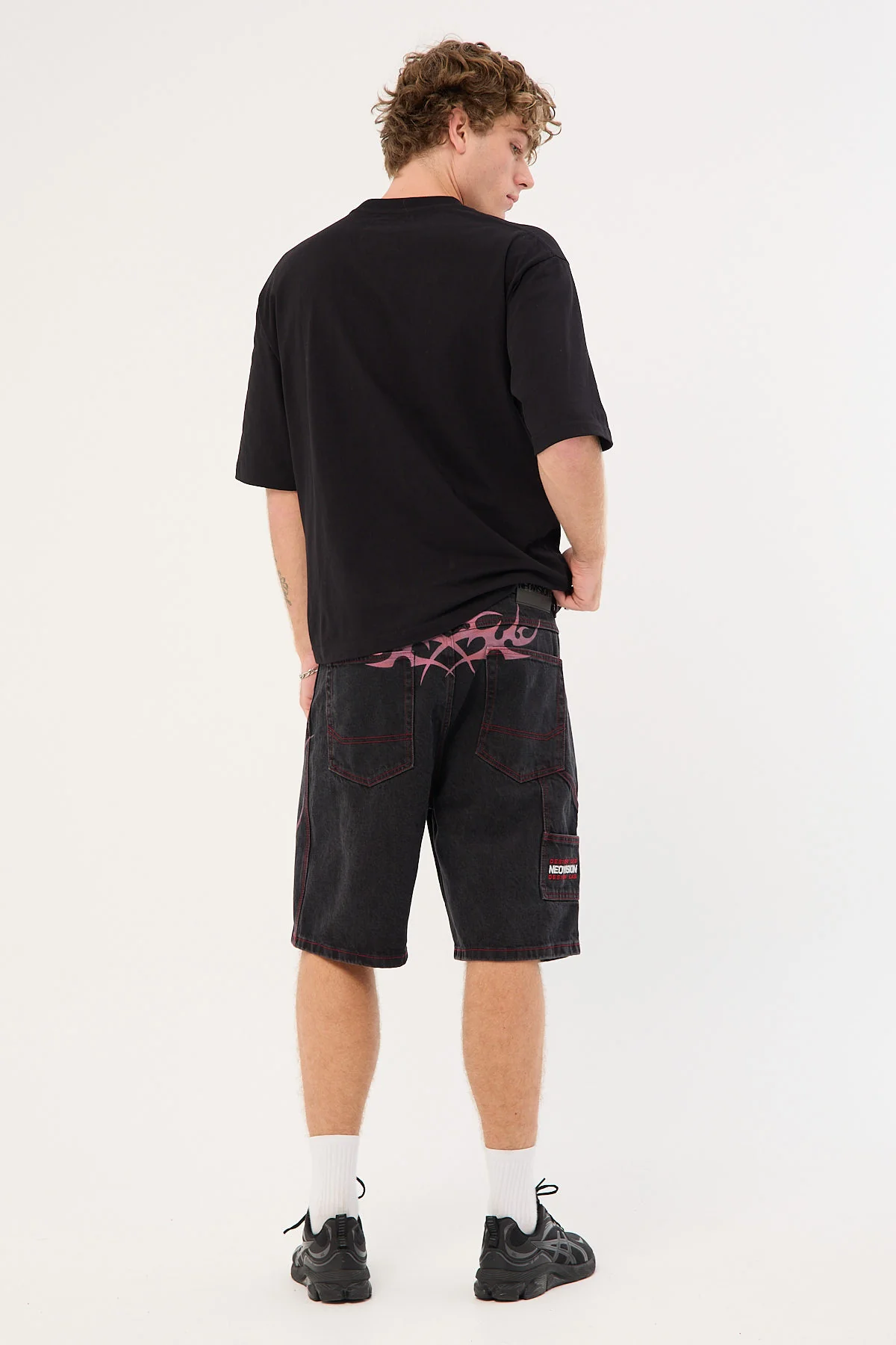 Chasm Carpenter Denim Jort Black 8 Chasm Carpenter Denim Jort Black