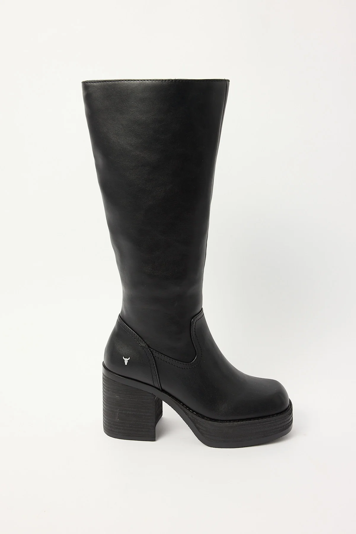 Nowhere PU Boot Black